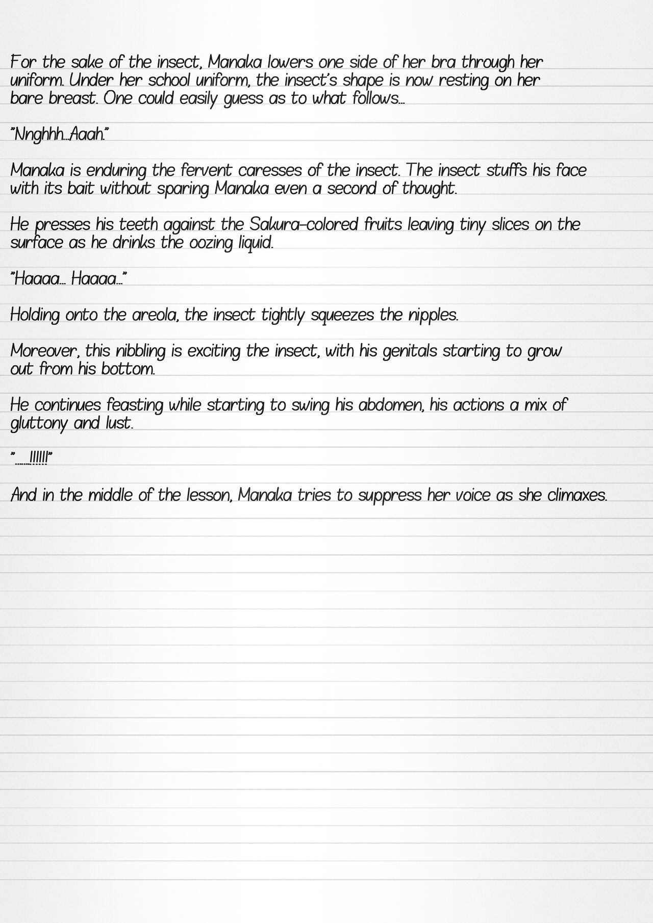 Misuke's Short Stories 16 - Manaka & Mantifly page 10 full