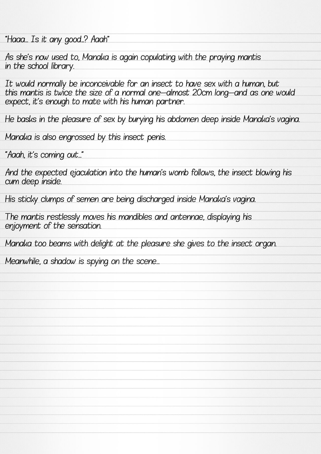 Misuke's Short Stories 16 - Manaka & Mantifly page 2 full