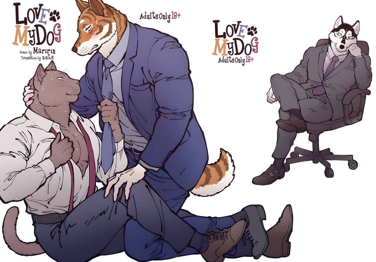 LOVE MY DOG HR  + Scraps page 1 full