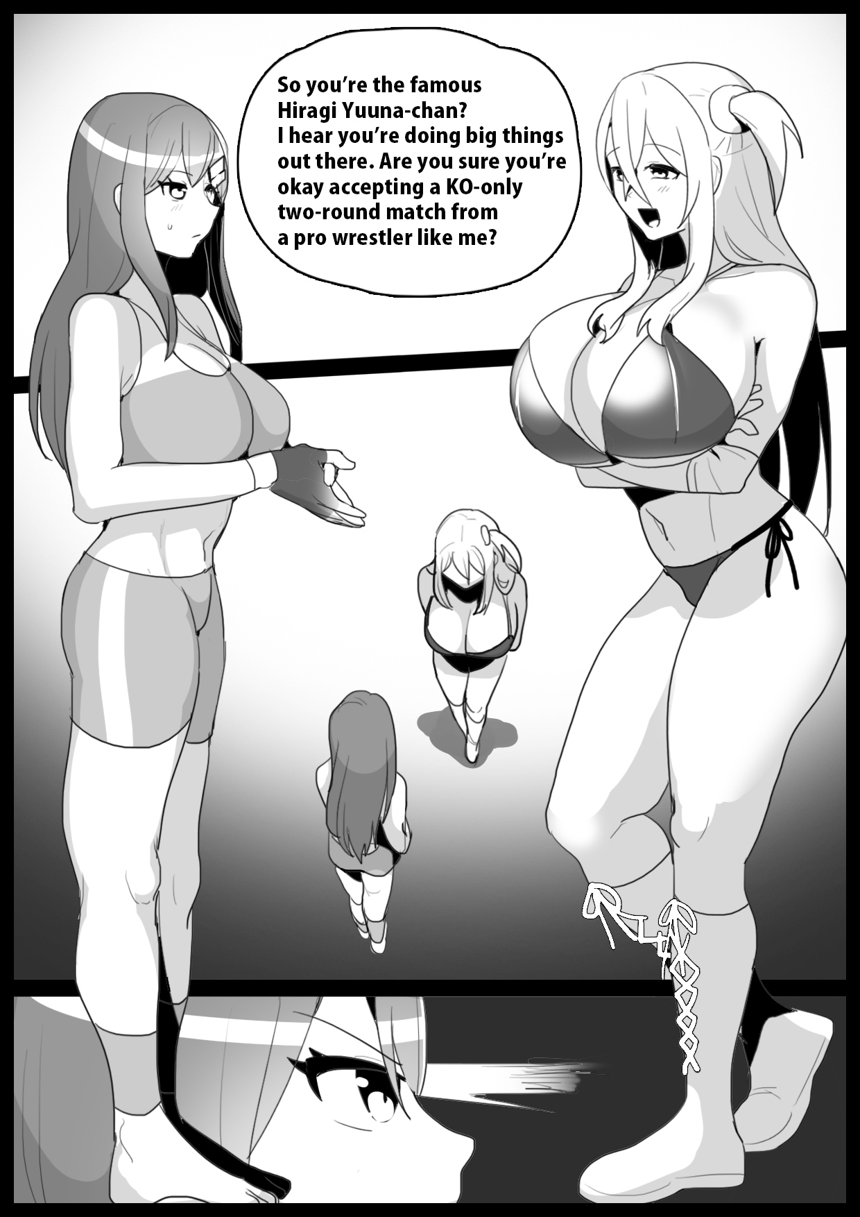 Girls Beat! Plus - Yuuna Hiiragi vs Saki page 2 full