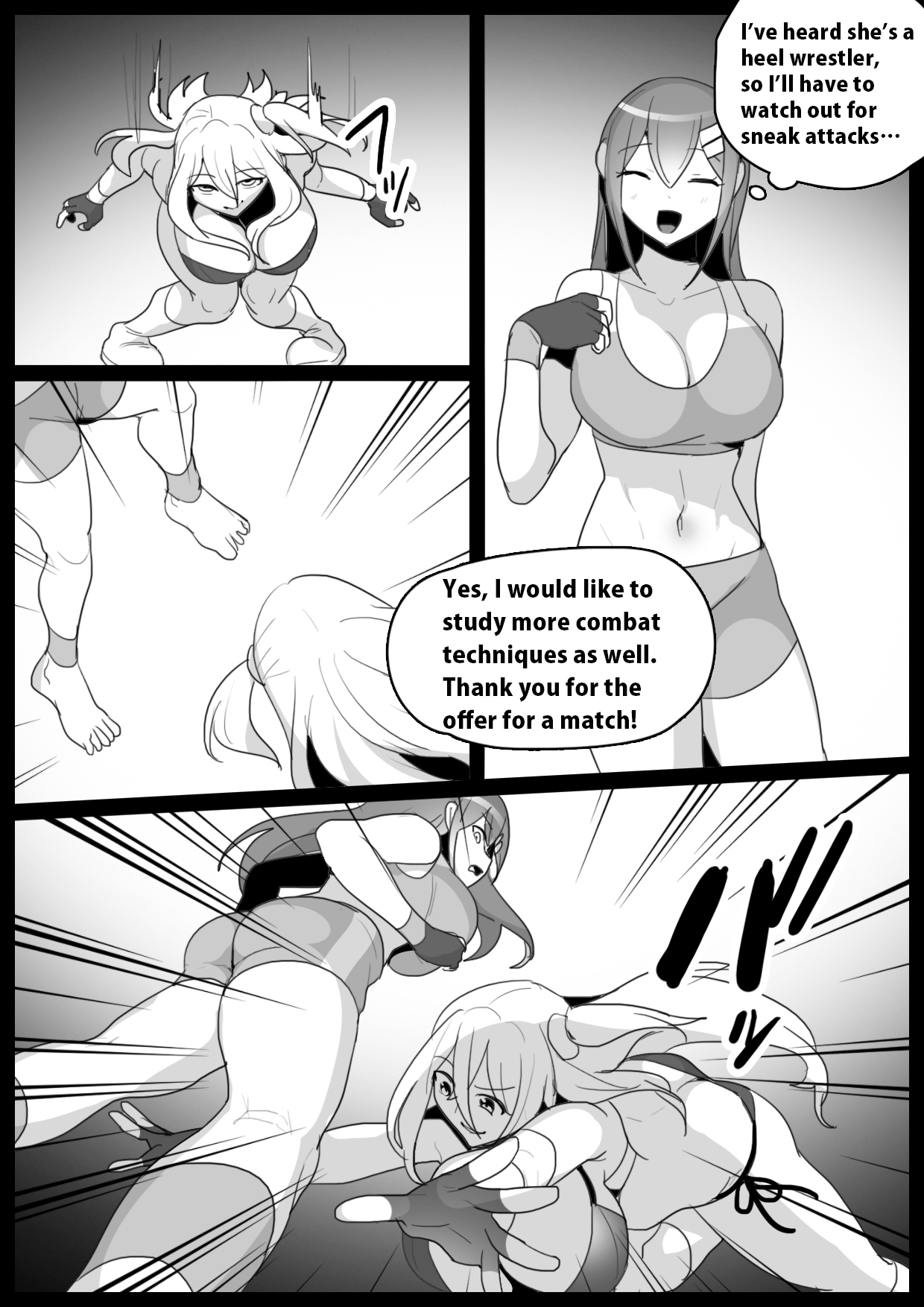 Girls Beat! Plus - Yuuna Hiiragi vs Saki page 3 full