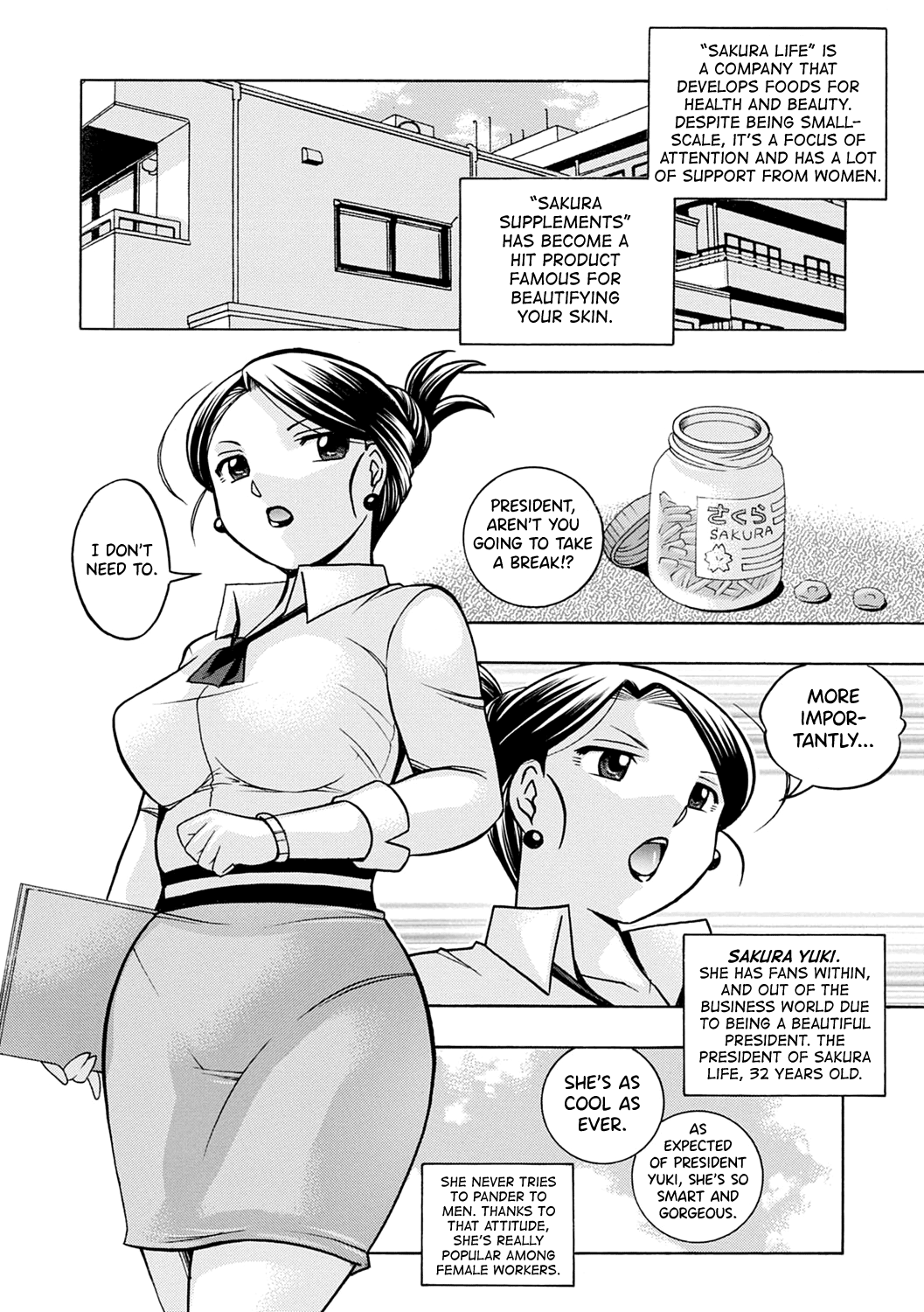 Bijin Shachou Yuki ~Mitsuyaku no Nikusettai~ page 7 full
