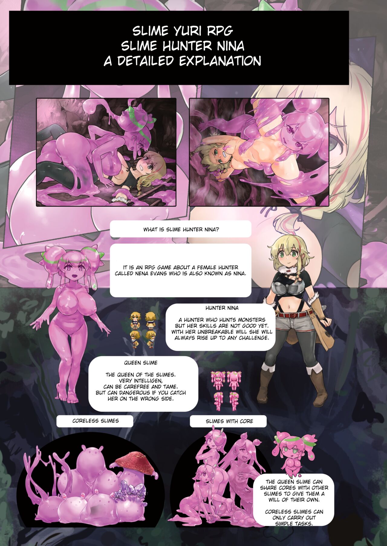 Slime Hunter Nina no Juhon  Vol.1 | Slime Hunter Nina's Cursed Book  Vol.1 page 10 full