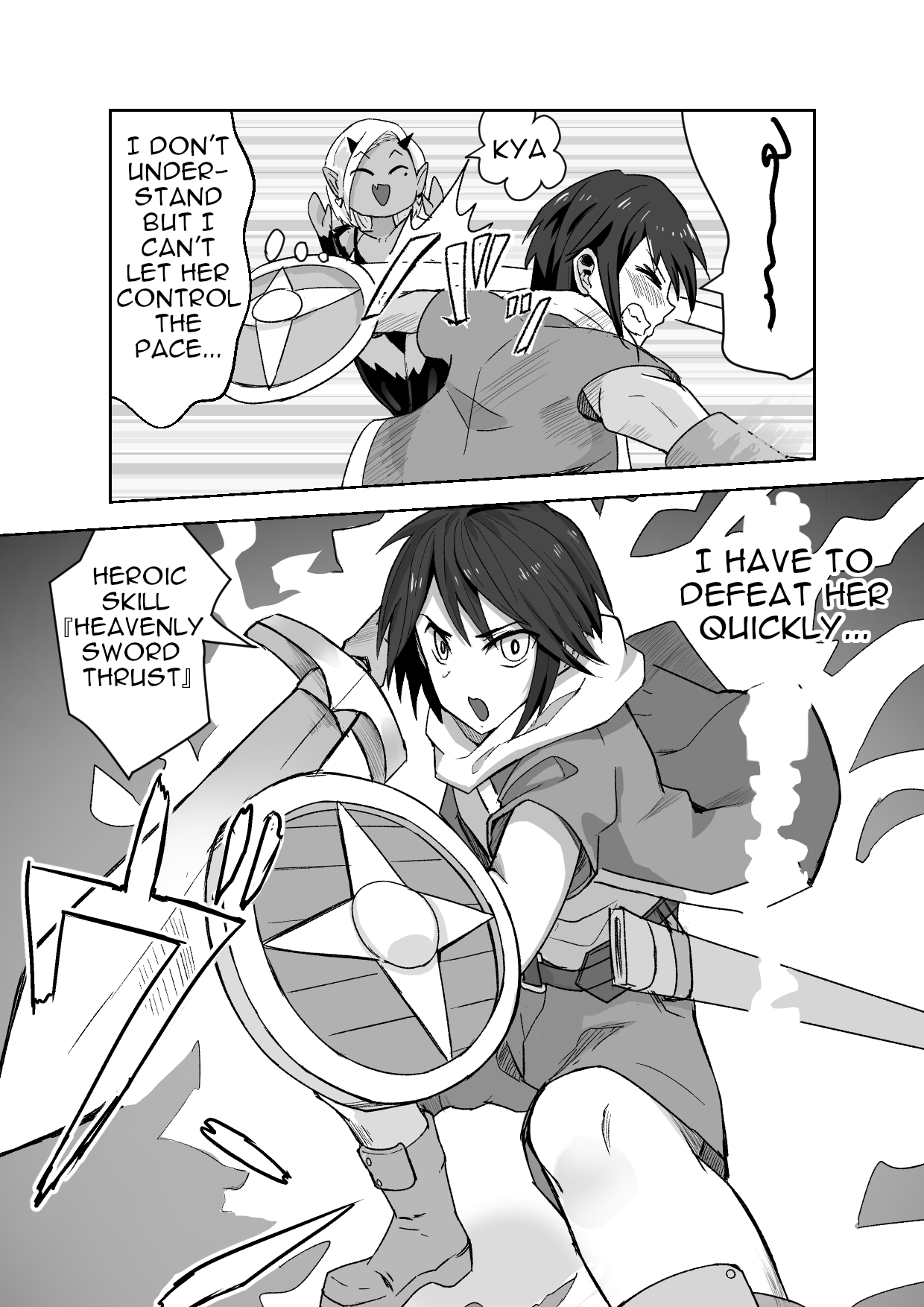 Succubus ni Haiboku Shite Chitchana Teisobi o Tsukerarechau Ohanashi / Story about Losing to a Succubus and Made to Wear Small Chastity Belt page 4 full