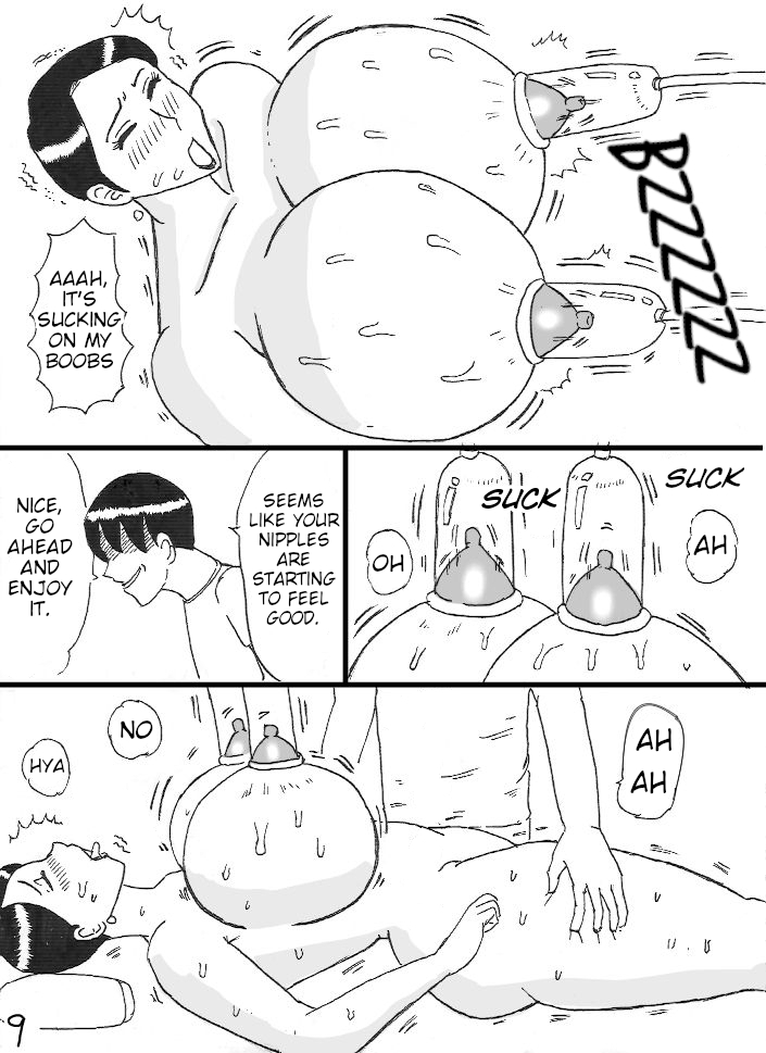 Rakugaki Bonyuu Manga | Naughty Massager page 9 full