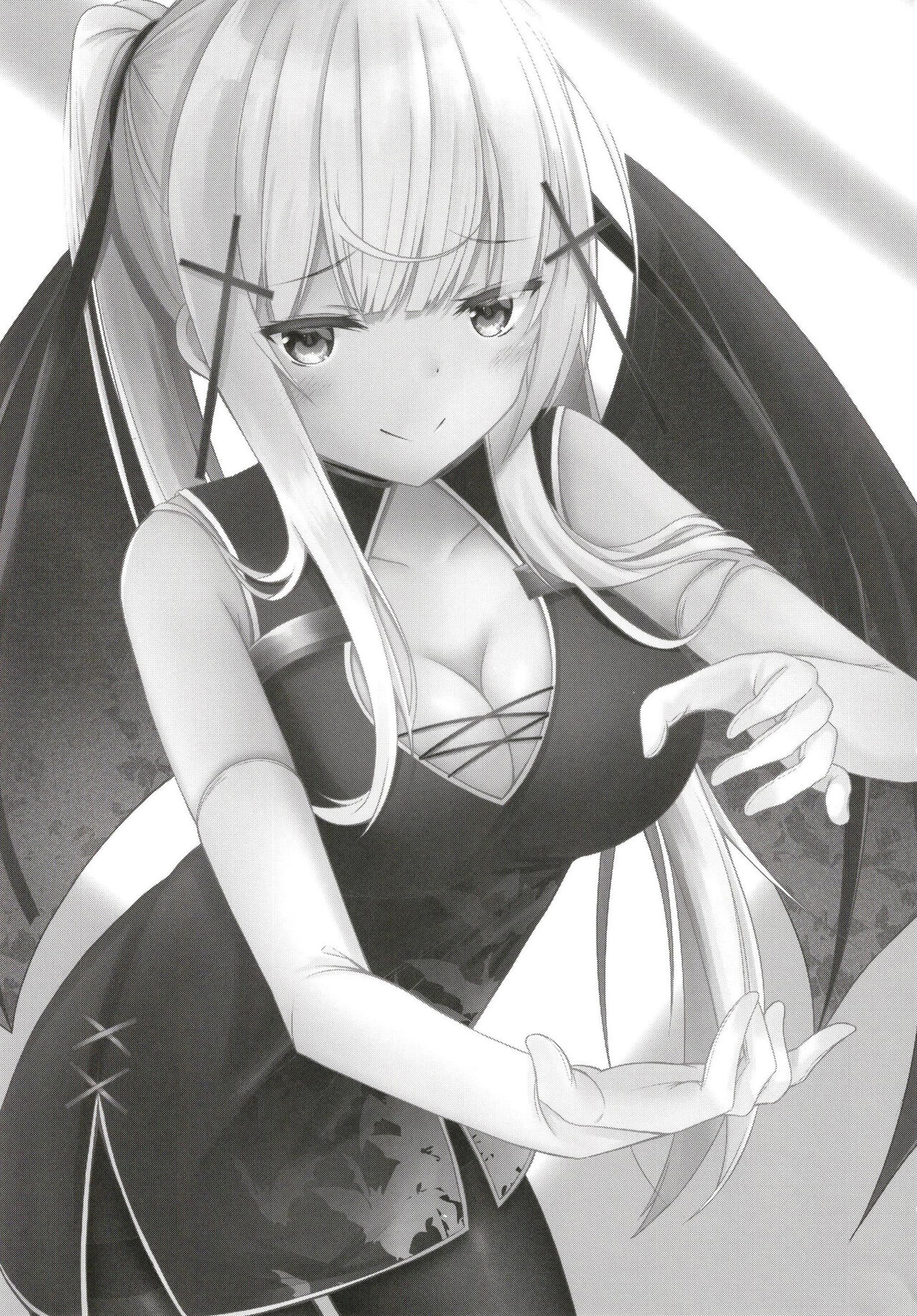 Shiroki Akuma no Tekoki Kairaku - Satin glove hand job page 3 full