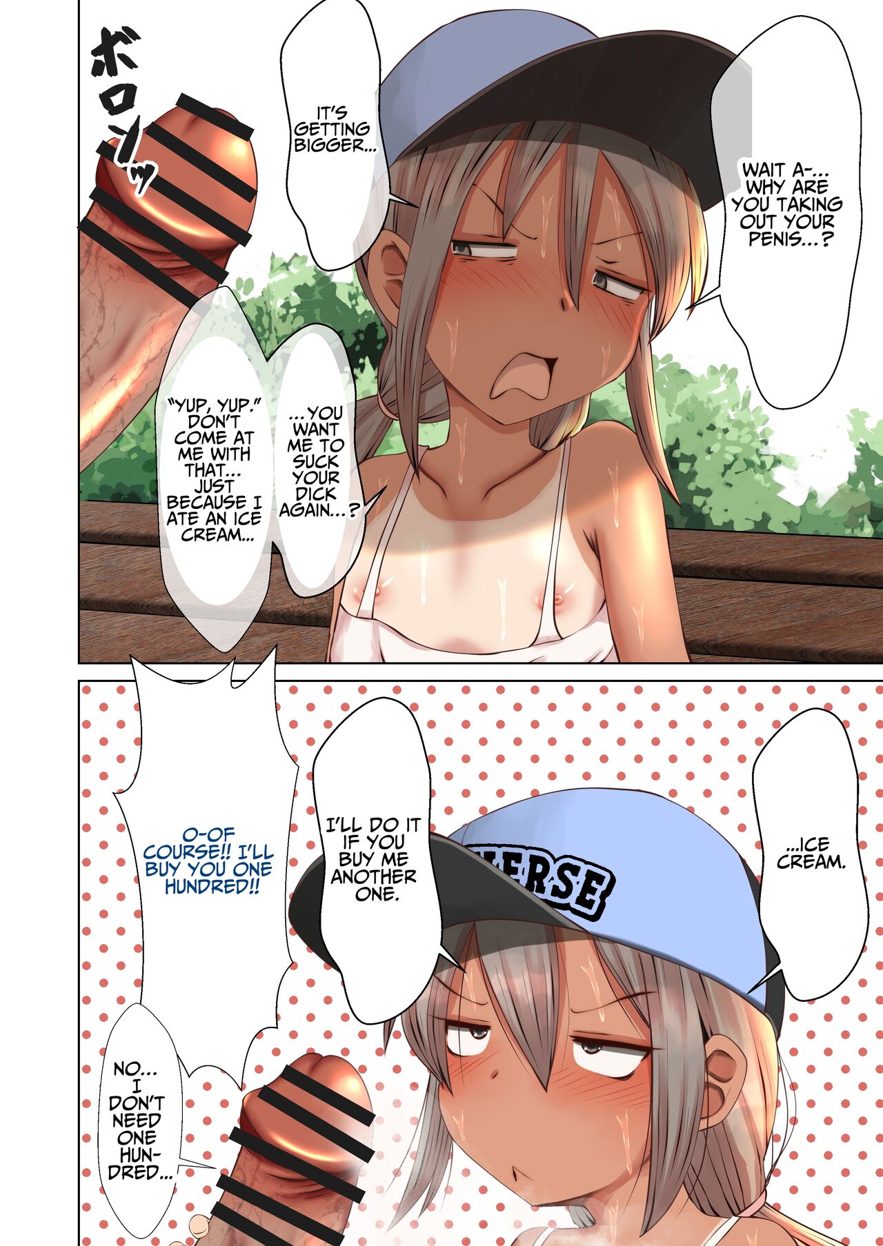 Ice de Chinchin Shabutte Kureru Yuuka-chan | Yuuka-chan Sucks Dick For Icepops page 3 full