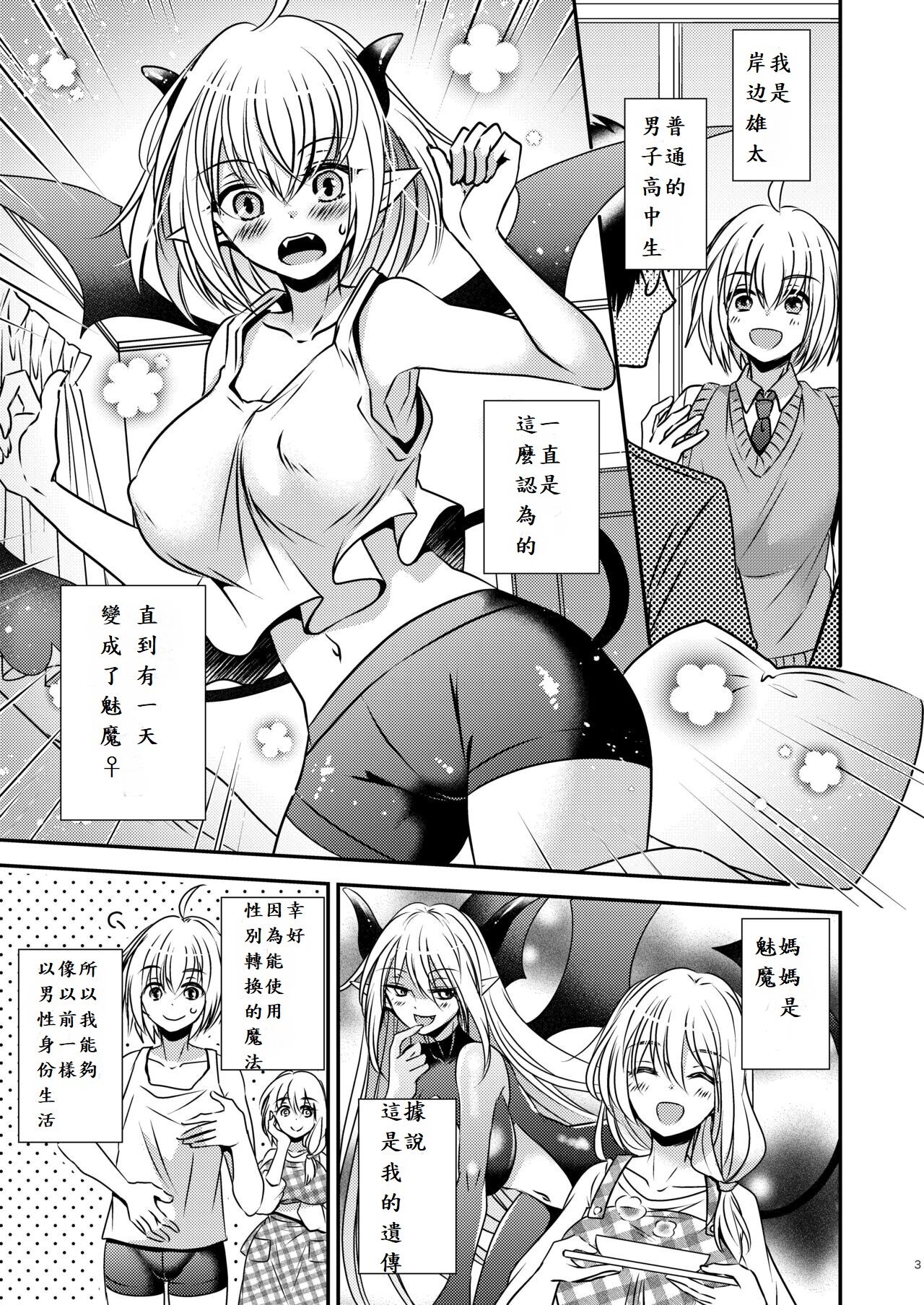 親友♂ときどきサキュバス♀ page 3 full