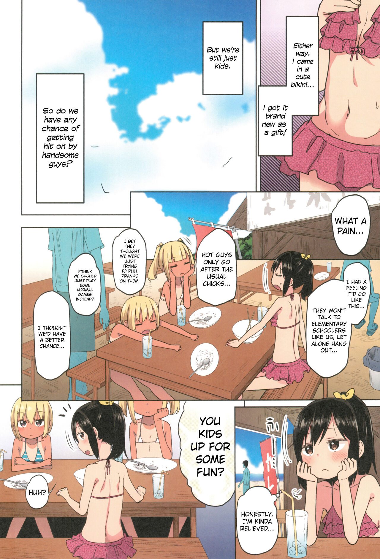 Doki Doki Manatsu no Umi de Nanpa sareta yo! | Romantic Midsummer Flirting at the Seaside! page 8 full