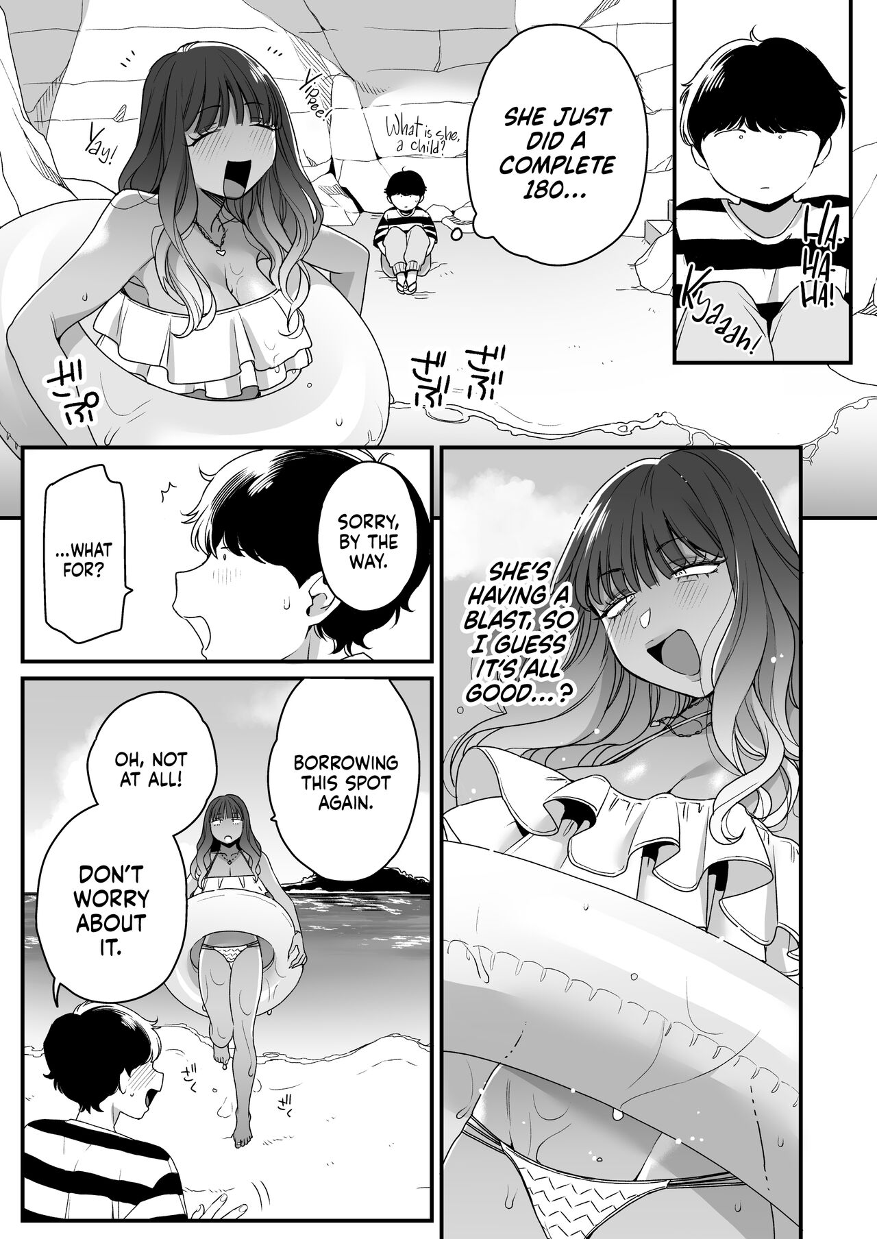 [Misaki (BUTA)] Natsu to Umi to Gal ×2 | Beach, Sun, And A Pair Of Gyarus! [English] [head empty] Hentai - Raw  19