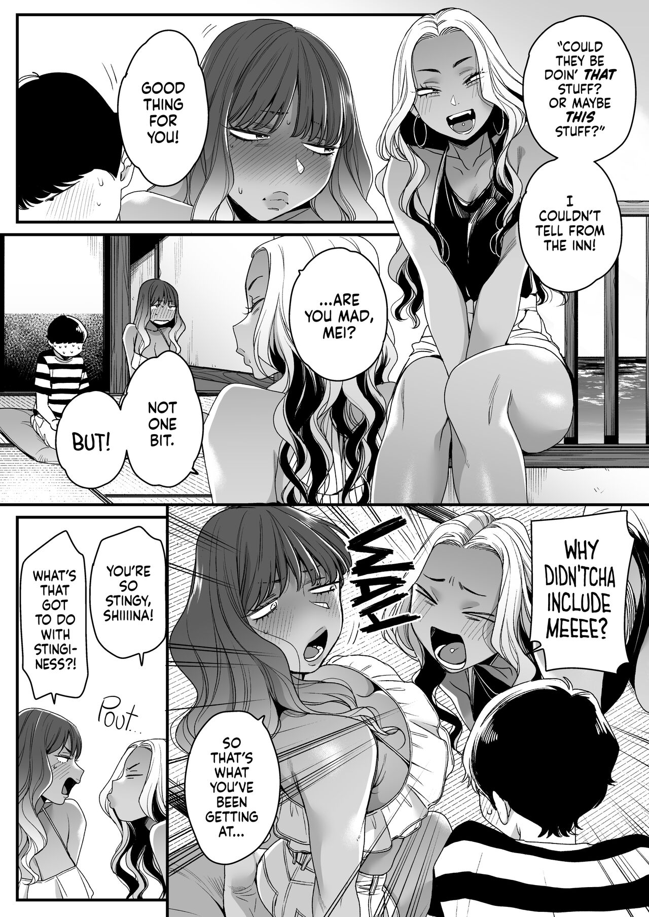 [Misaki (BUTA)] Natsu to Umi to Gal ×2 | Beach, Sun, And A Pair Of Gyarus! [English] [head empty] Hentai - Raw  29