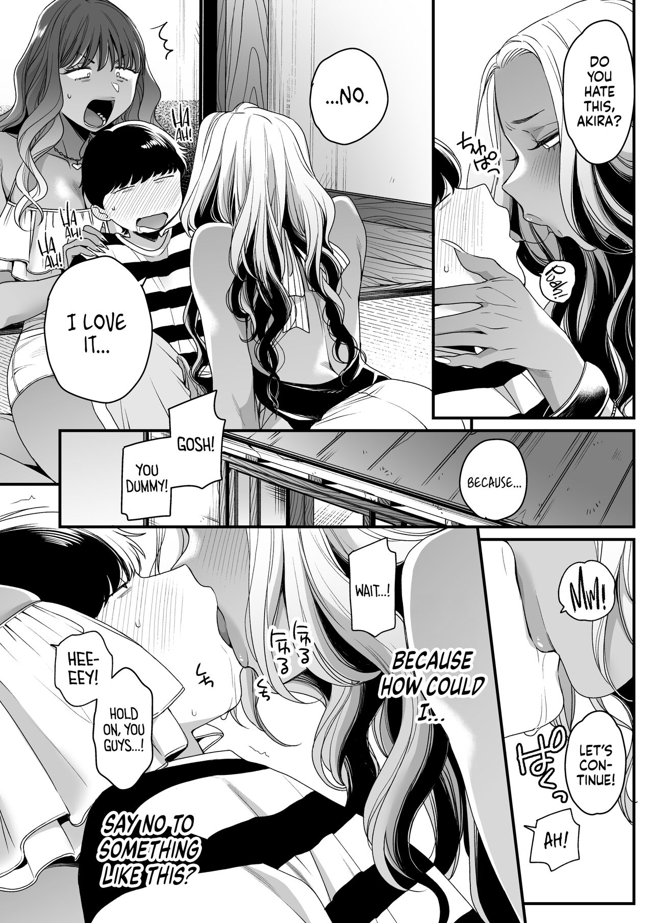 [Misaki (BUTA)] Natsu to Umi to Gal ×2 | Beach, Sun, And A Pair Of Gyarus! [English] [head empty] Hentai - Raw  32