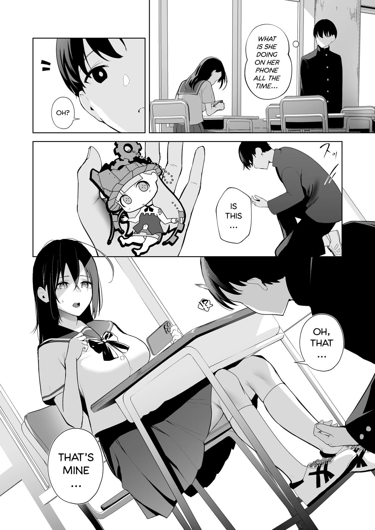 Kamikazari ~Boku no Downer-kei Kanojo ga Class no Kyokon DQN ni Me o Tsukerareta Hanashi~ | Hair Ribbon - How My Reserved Girlfriend Was Targeted By A Big-Cocked Fuckboy In My Class. page 4 full
