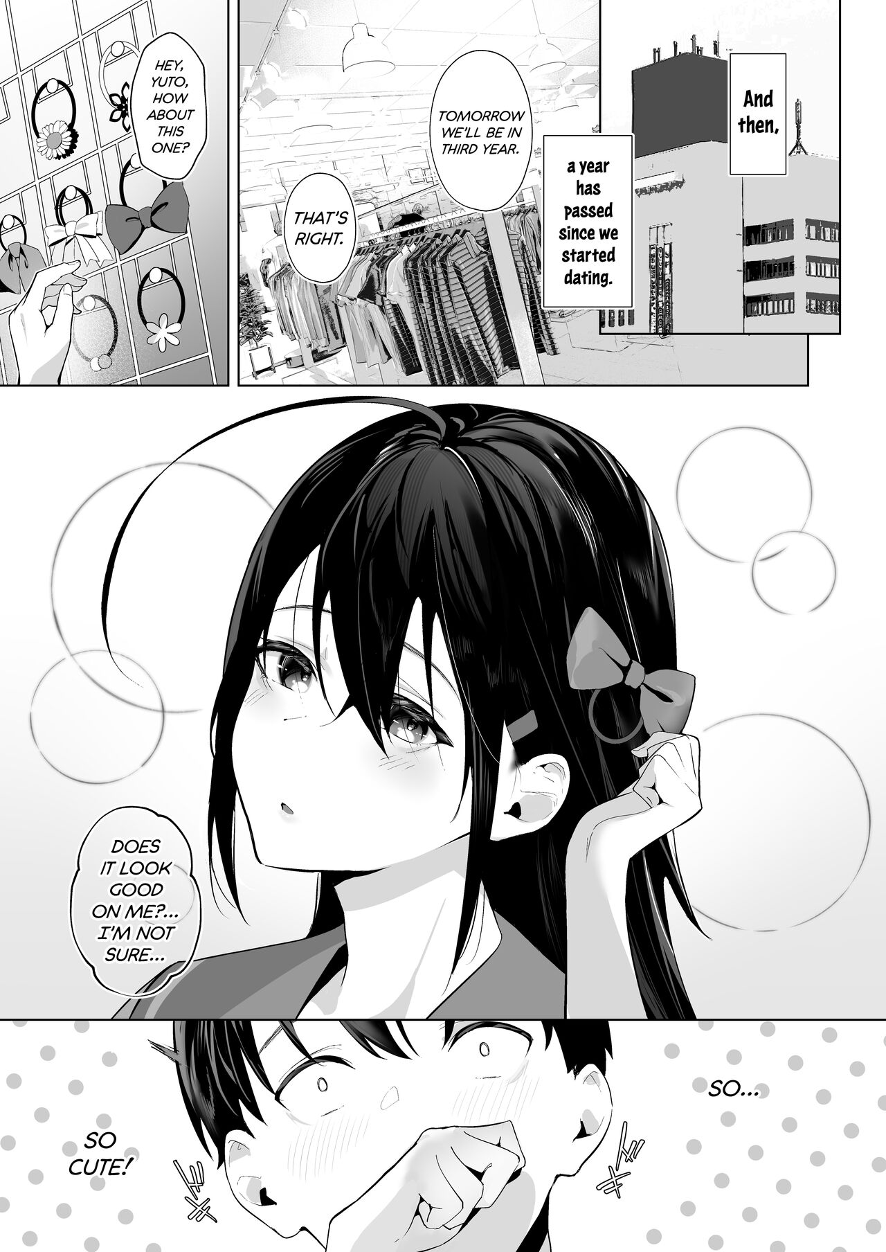 Kamikazari ~Boku no Downer-kei Kanojo ga Class no Kyokon DQN ni Me o Tsukerareta Hanashi~ | Hair Ribbon - How My Reserved Girlfriend Was Targeted By A Big-Cocked Fuckboy In My Class. page 7 full