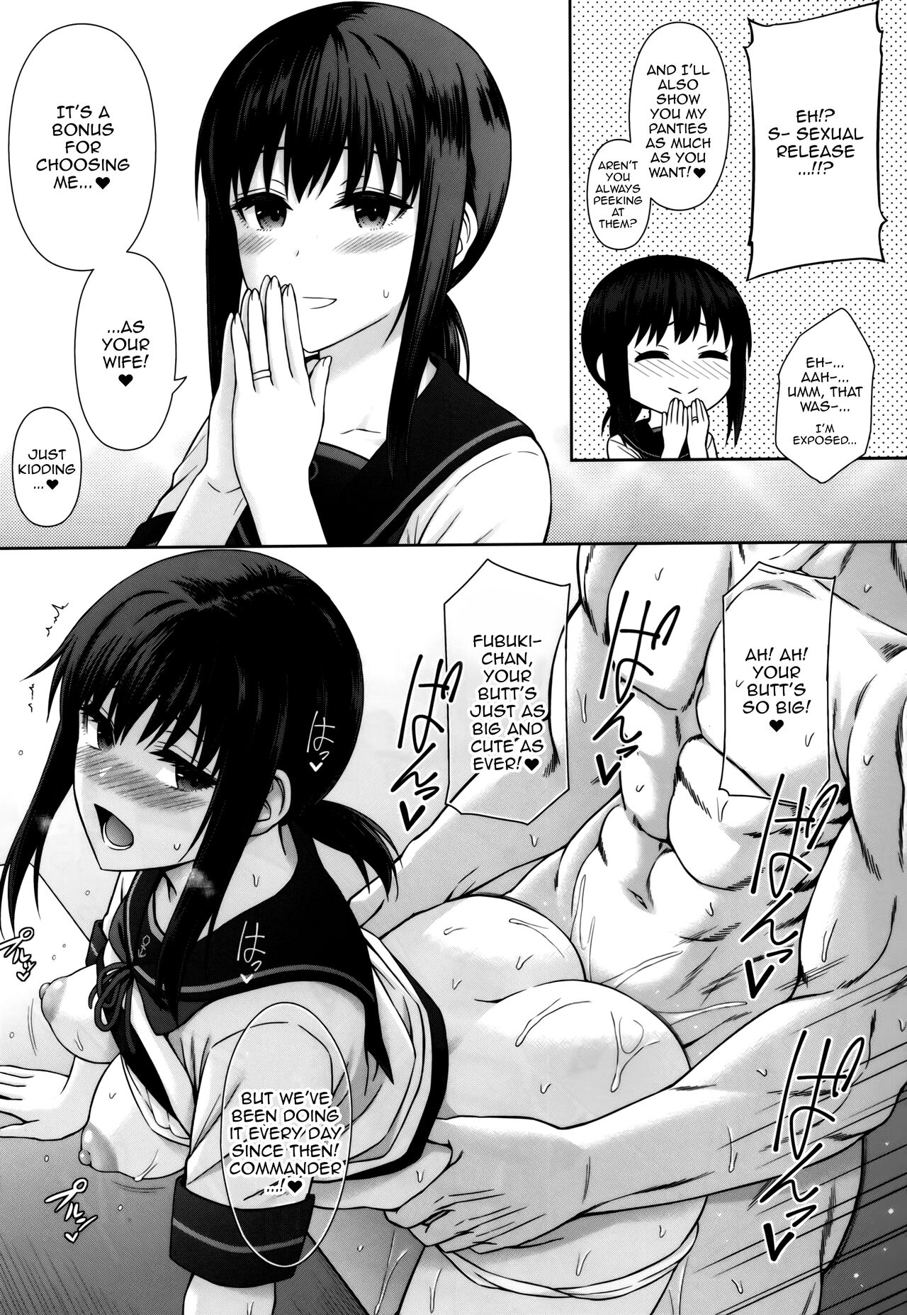 JC Kanmusu Fubuki-Chan ni Honki de Ninshin Shite Morau Hanashi. | Story About Seriously Impregnating Fubuki-chan, The JC Shipgirl page 8 full