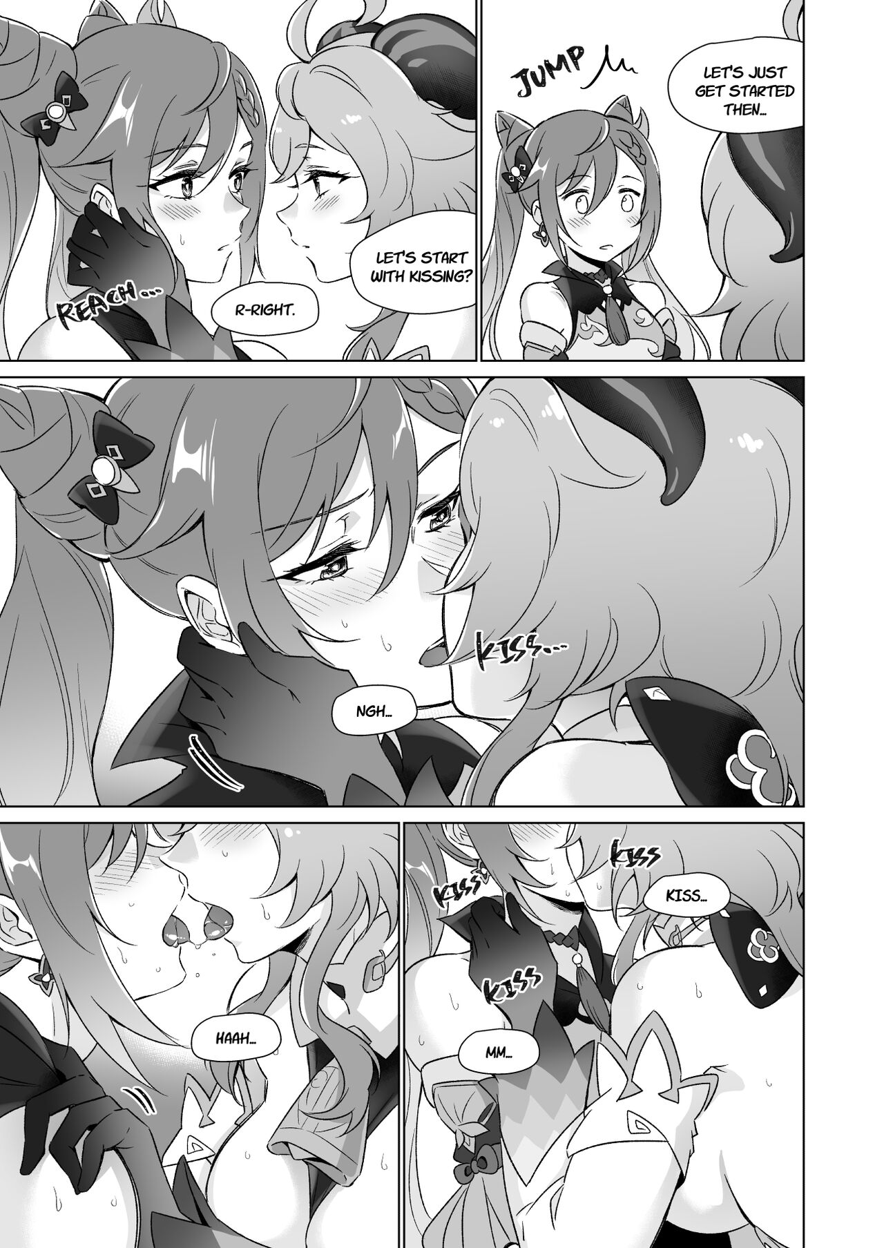 Ecchi desu yo Keqing-san! | You're So Lewd, Lady Keqing! page 8 full