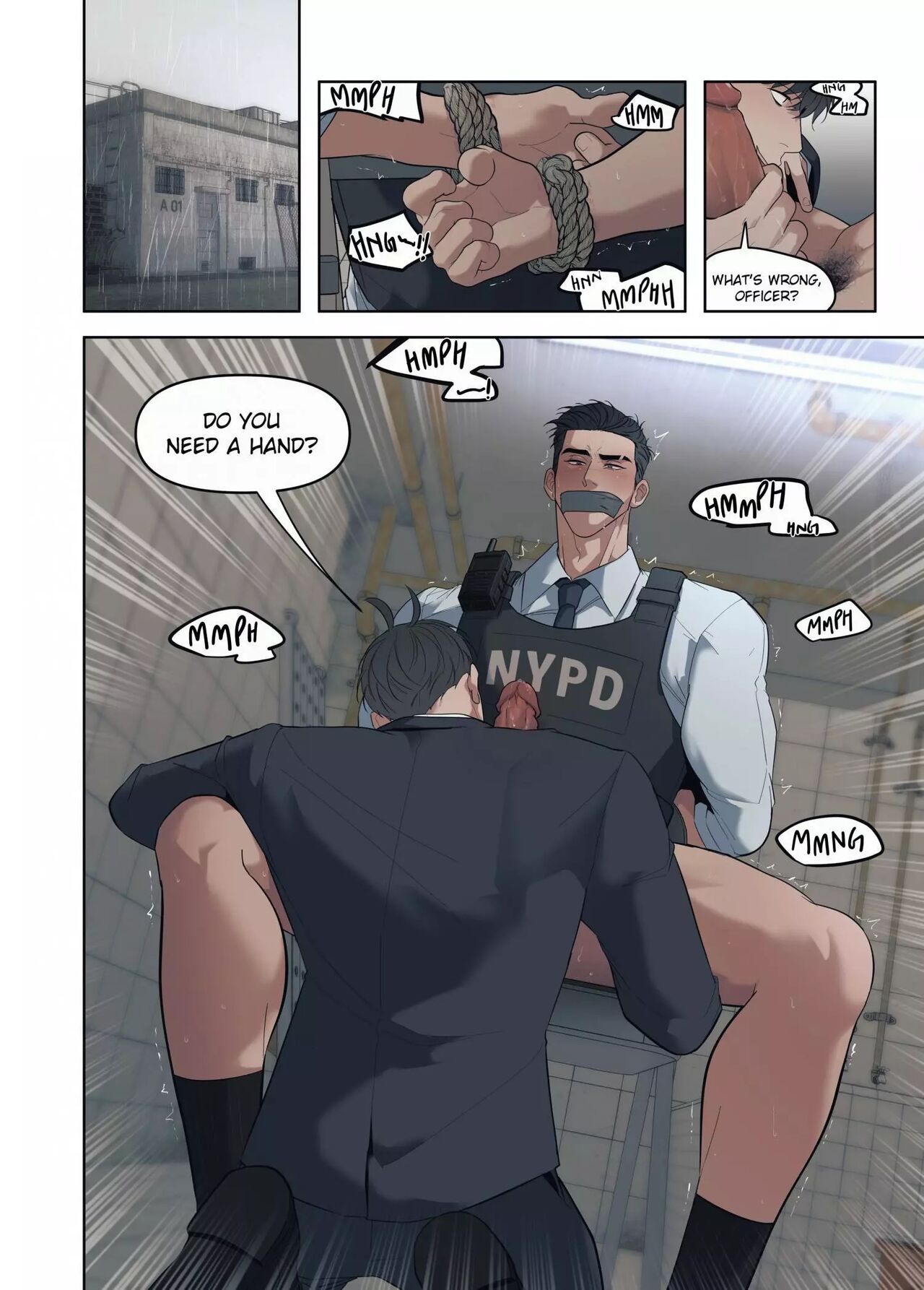 Police X Gang Boss AU Part page 1 full