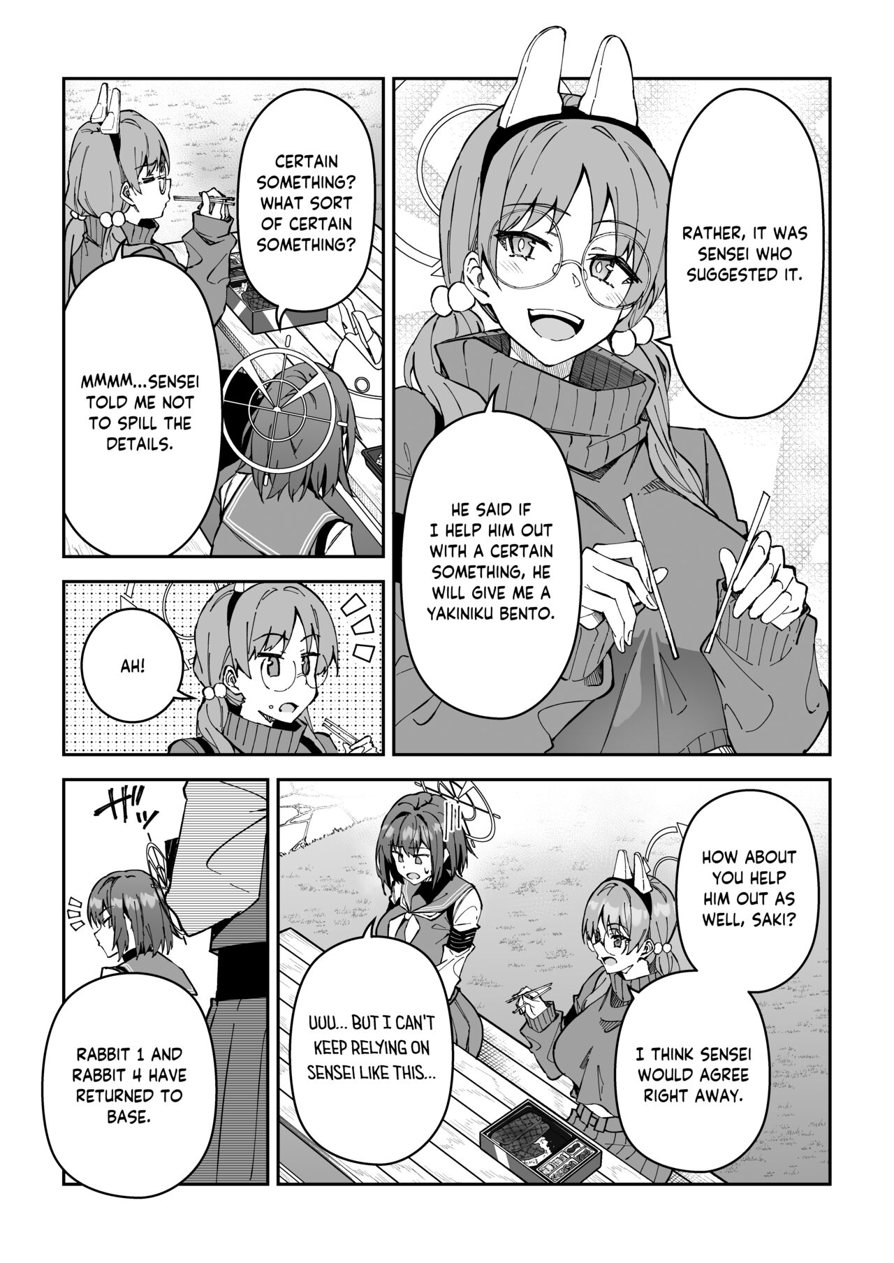 Yokujou Usagi no Shokushou Choutatsu Sakusen | Lusty rabbit's mission to secure food supply page 6 full