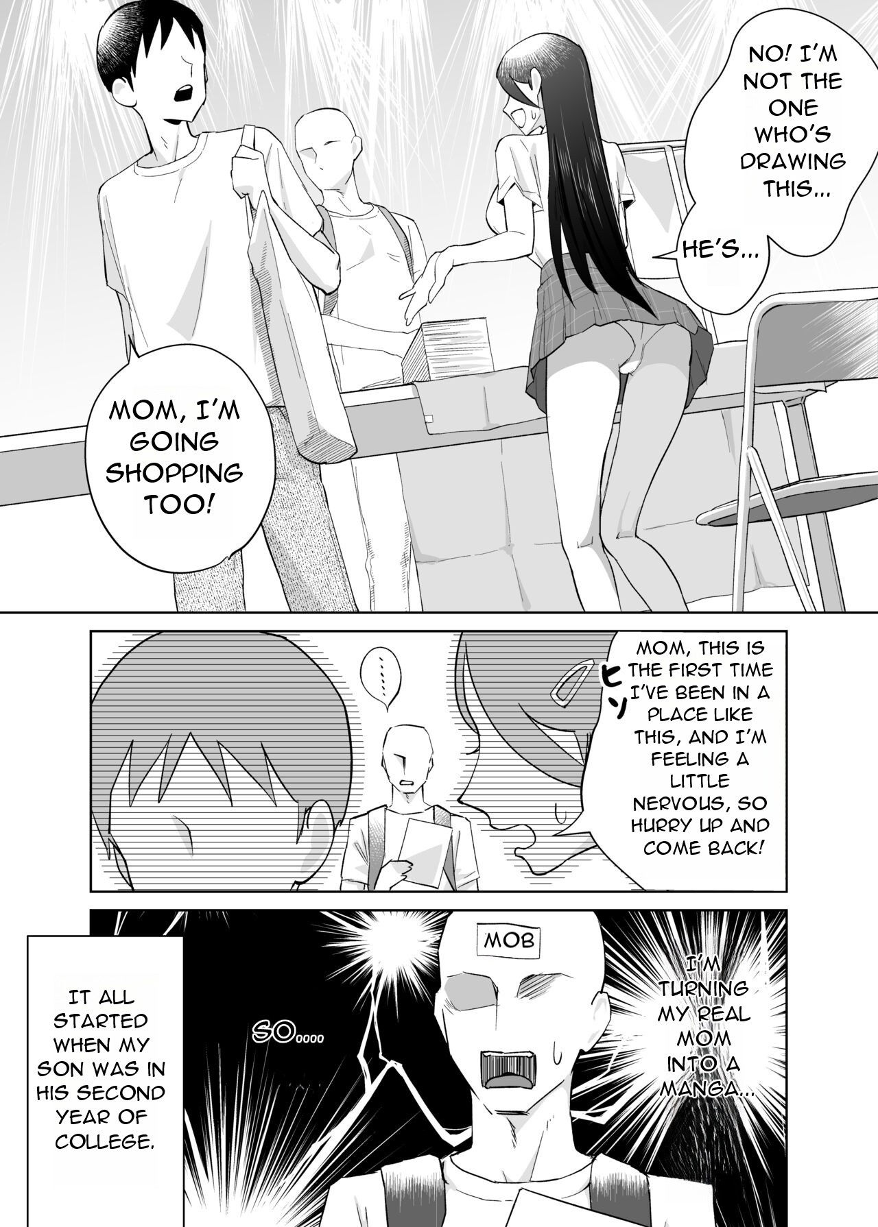 Kaa-san, tsukiatte 〜 ganbarukara tetsudatte 〜 Mother, please accompany me ~ I'll do my best, so please help me ~ page 4 full
