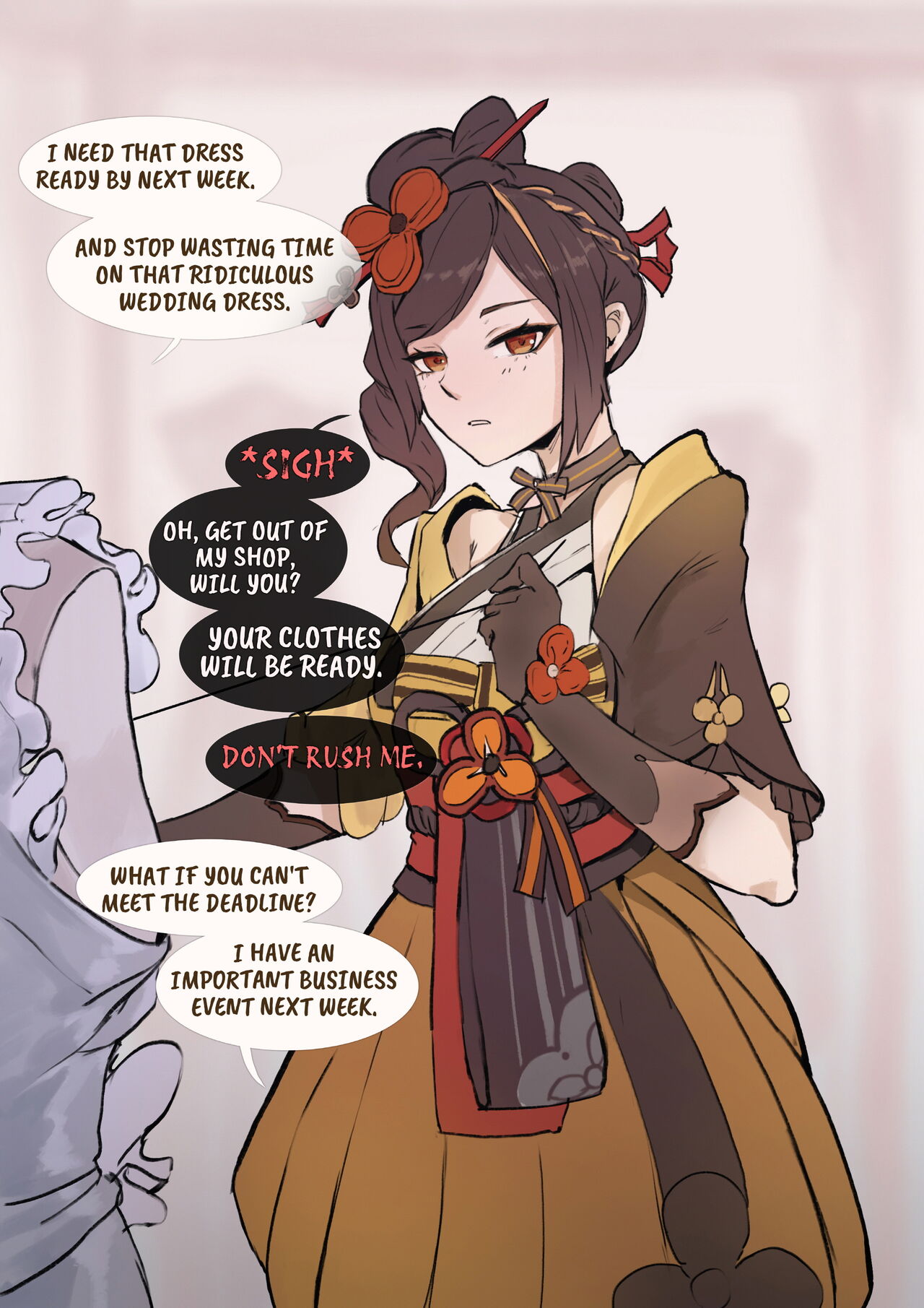 Chiori - "Missed Deadline" page 1 full