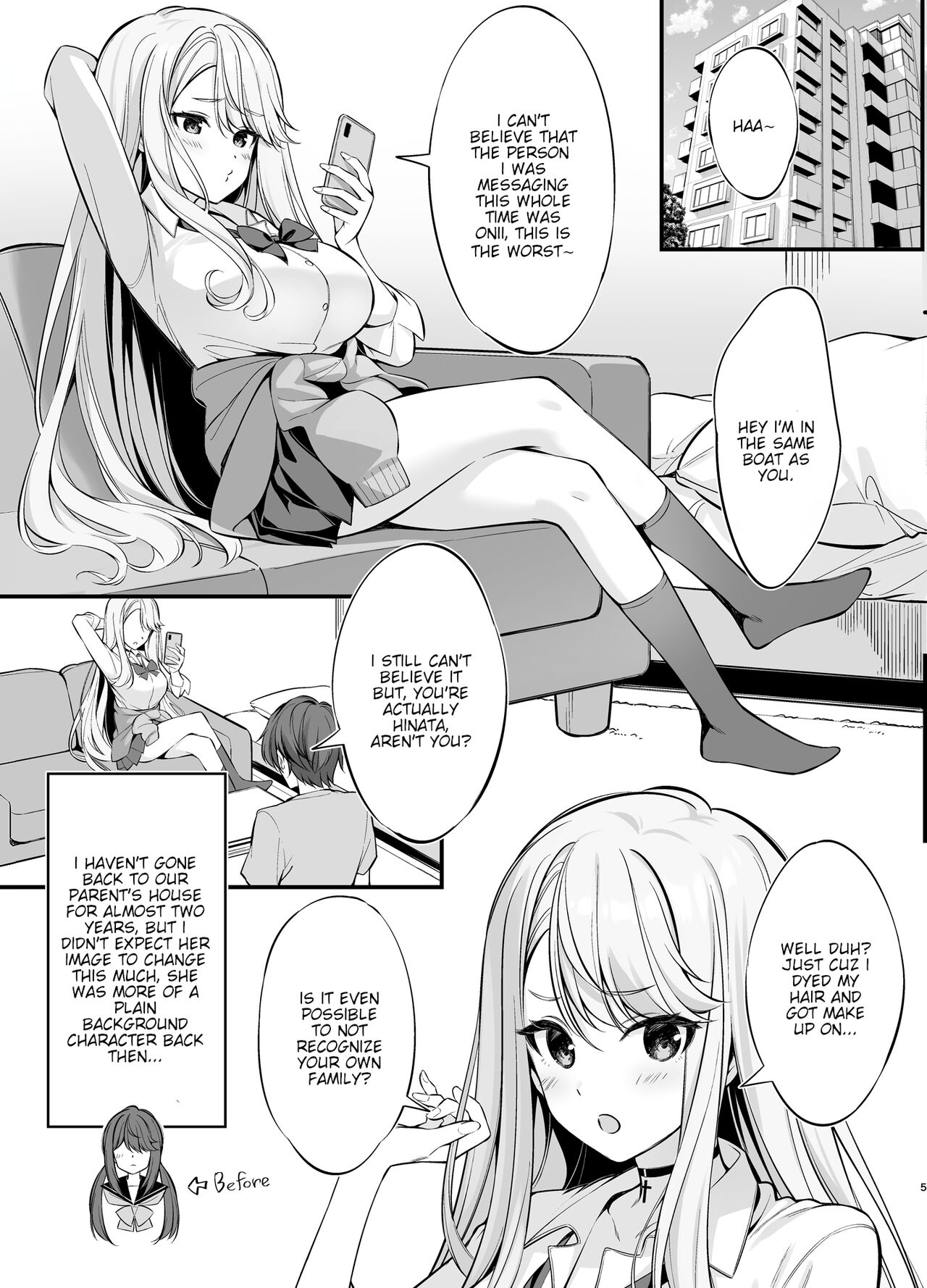 SNS de Deatta no wa Gyaru-ka shita Imouto Deshita page 4 full