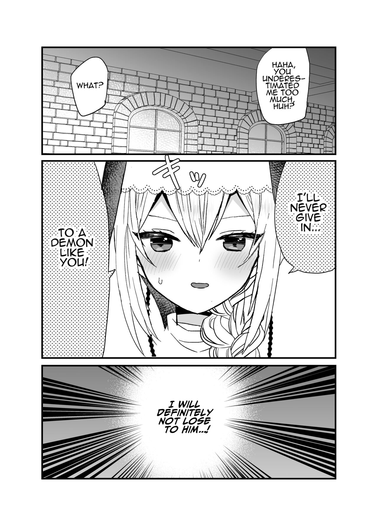 Seijo-chan wa Kichiku Kyuuketsuki no Inran Choukyou ni Zettai Makenai! | A Holy Woman Would Never Succumb to the Lewd Training of a Fiendish Vampire! page 10 full