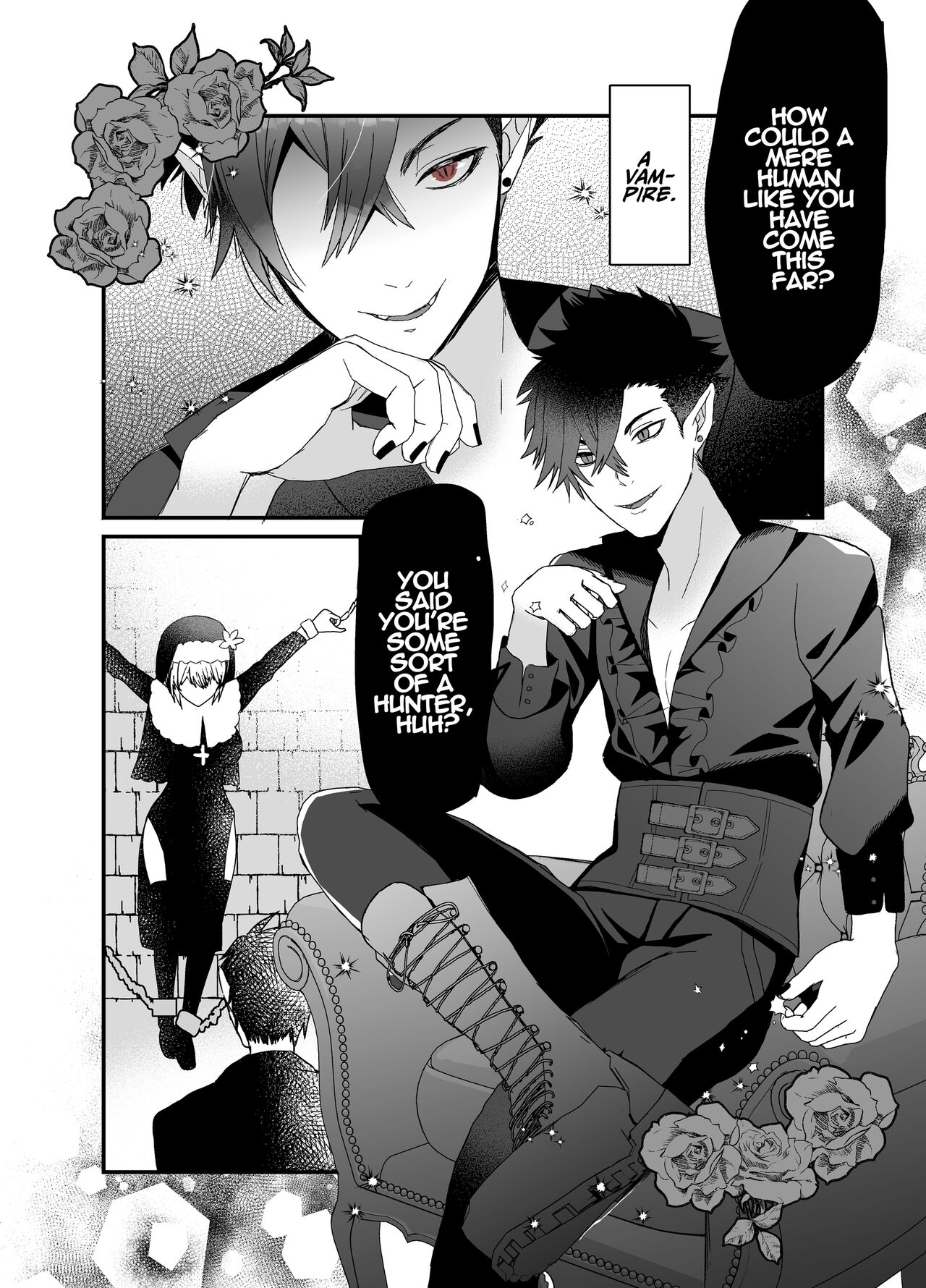 Seijo-chan wa Kichiku Kyuuketsuki no Inran Choukyou ni Zettai Makenai! | A Holy Woman Would Never Succumb to the Lewd Training of a Fiendish Vampire! page 5 full