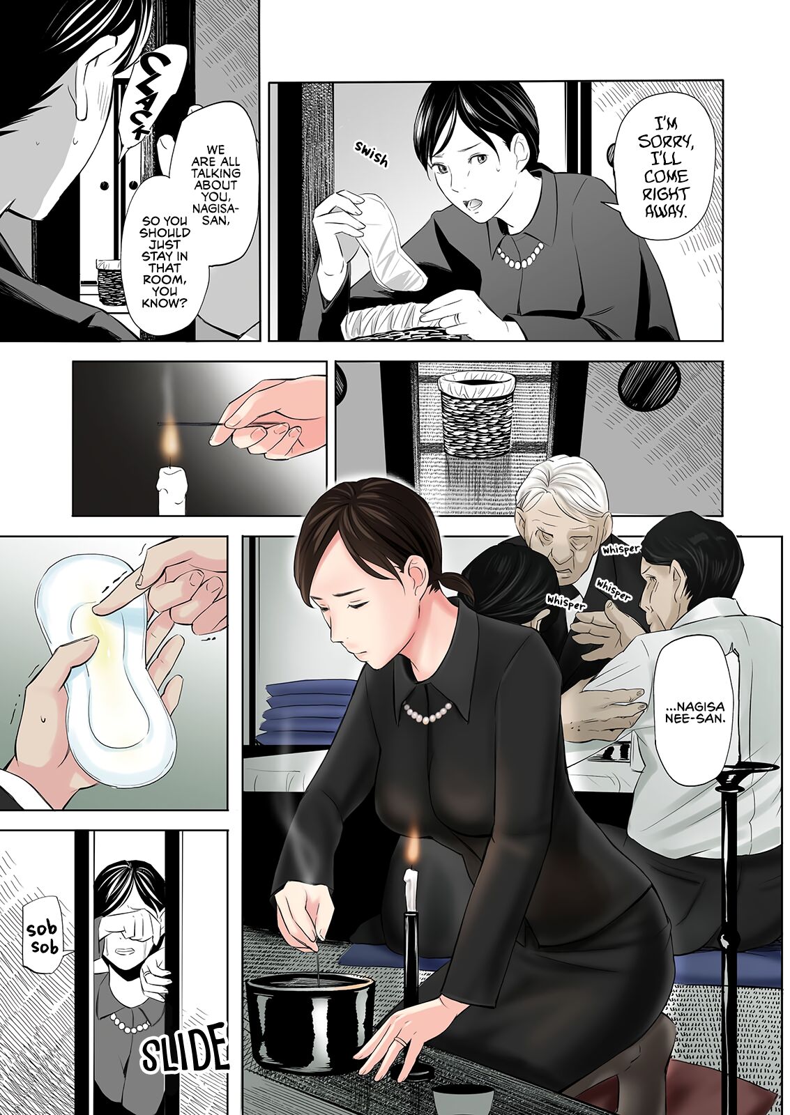 Mofuku Miboujin no Erohon desu | This is a Fap Book ft. a widow in her mourning dress page 5 full
