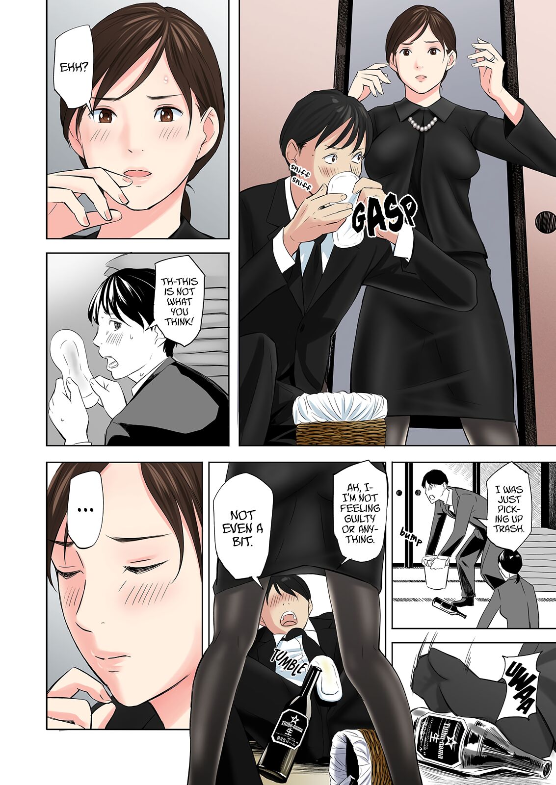 Mofuku Miboujin no Erohon desu | This is a Fap Book ft. a widow in her mourning dress page 6 full
