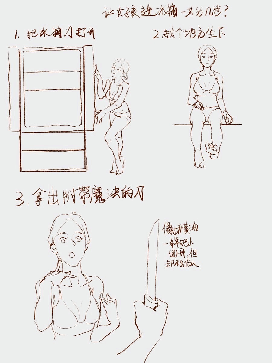 How many steps should I take to put a girl in the refrigerator？ page 1 full
