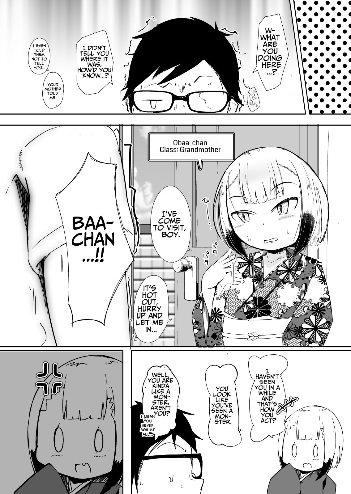 Sobo to Love Hotel ni Haitte shimatte Issen o Koeru Hanashi | I Went To A Love Hotel With My Grandma And We Crossed The Line page 4 full