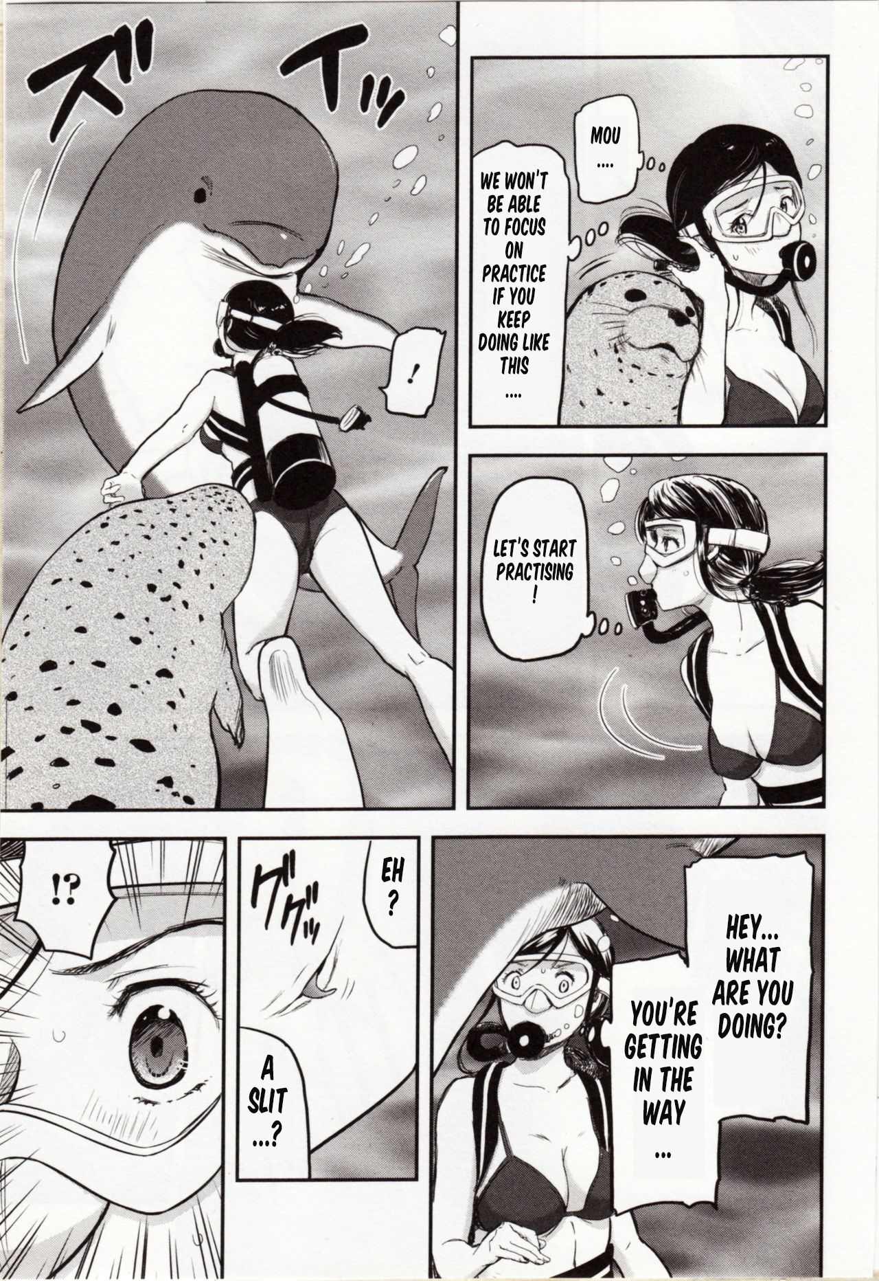 Iruka Azarashi, Futaana Zeme.  | Double hole torture page 5 full