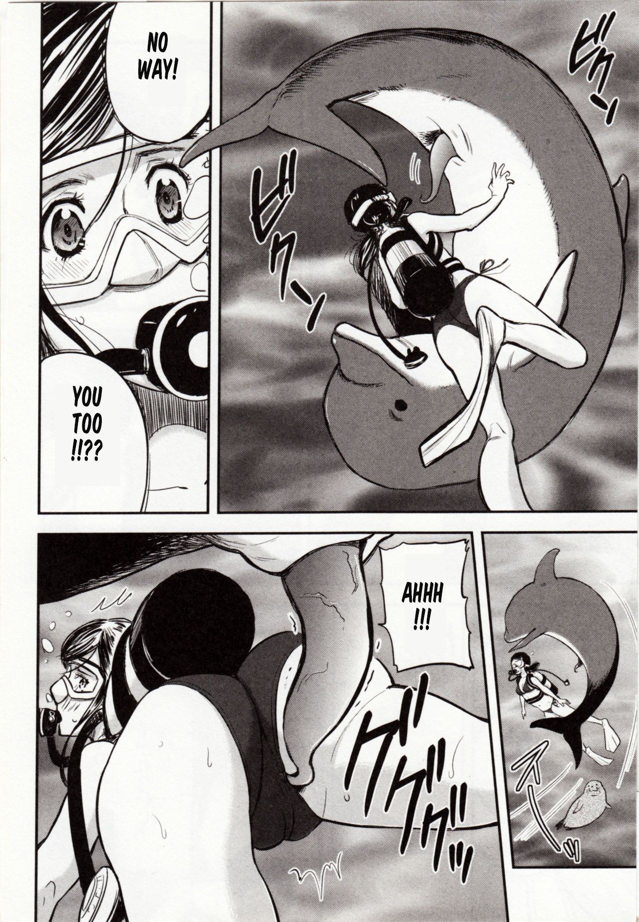 Iruka Azarashi, Futaana Zeme.  | Double hole torture page 6 full