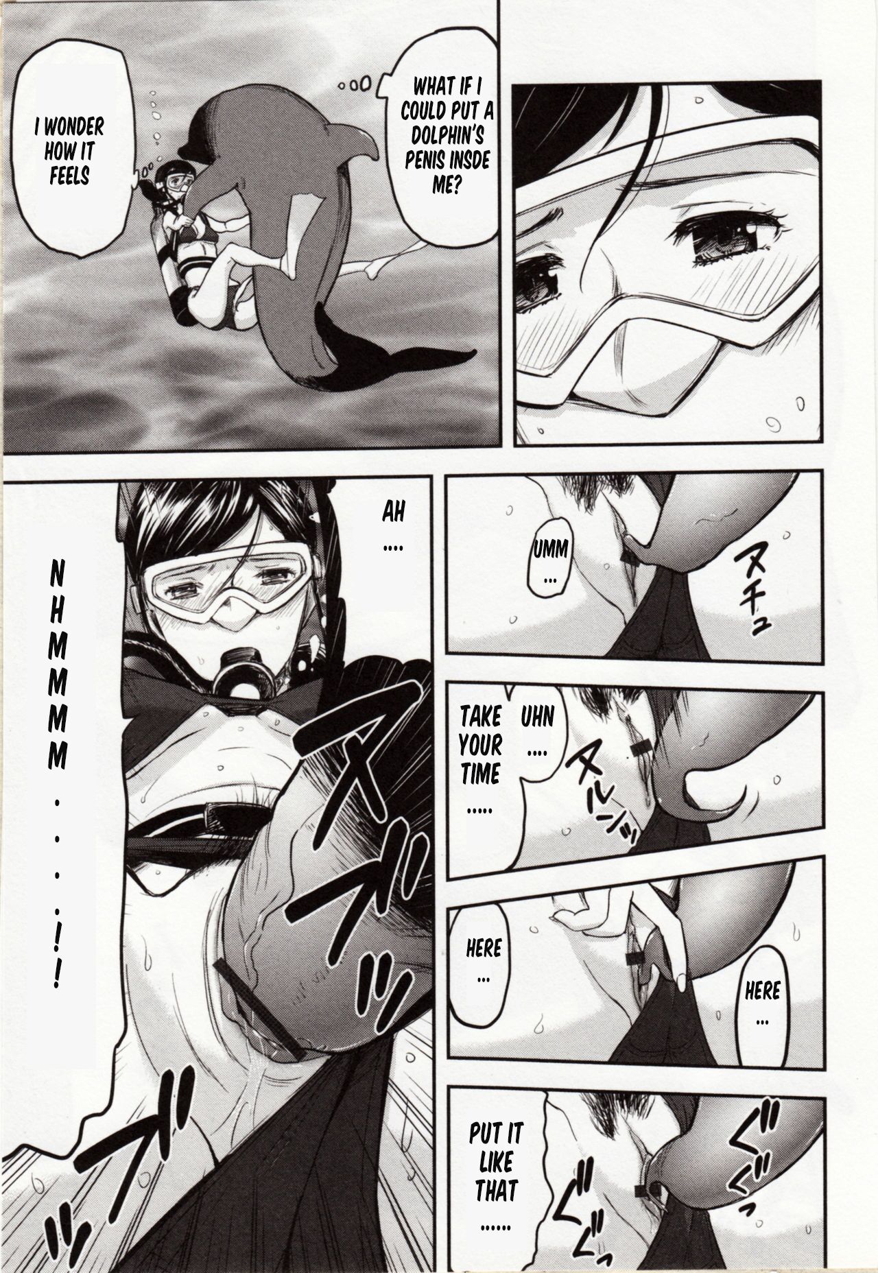 Iruka Azarashi, Futaana Zeme.  | Double hole torture page 9 full