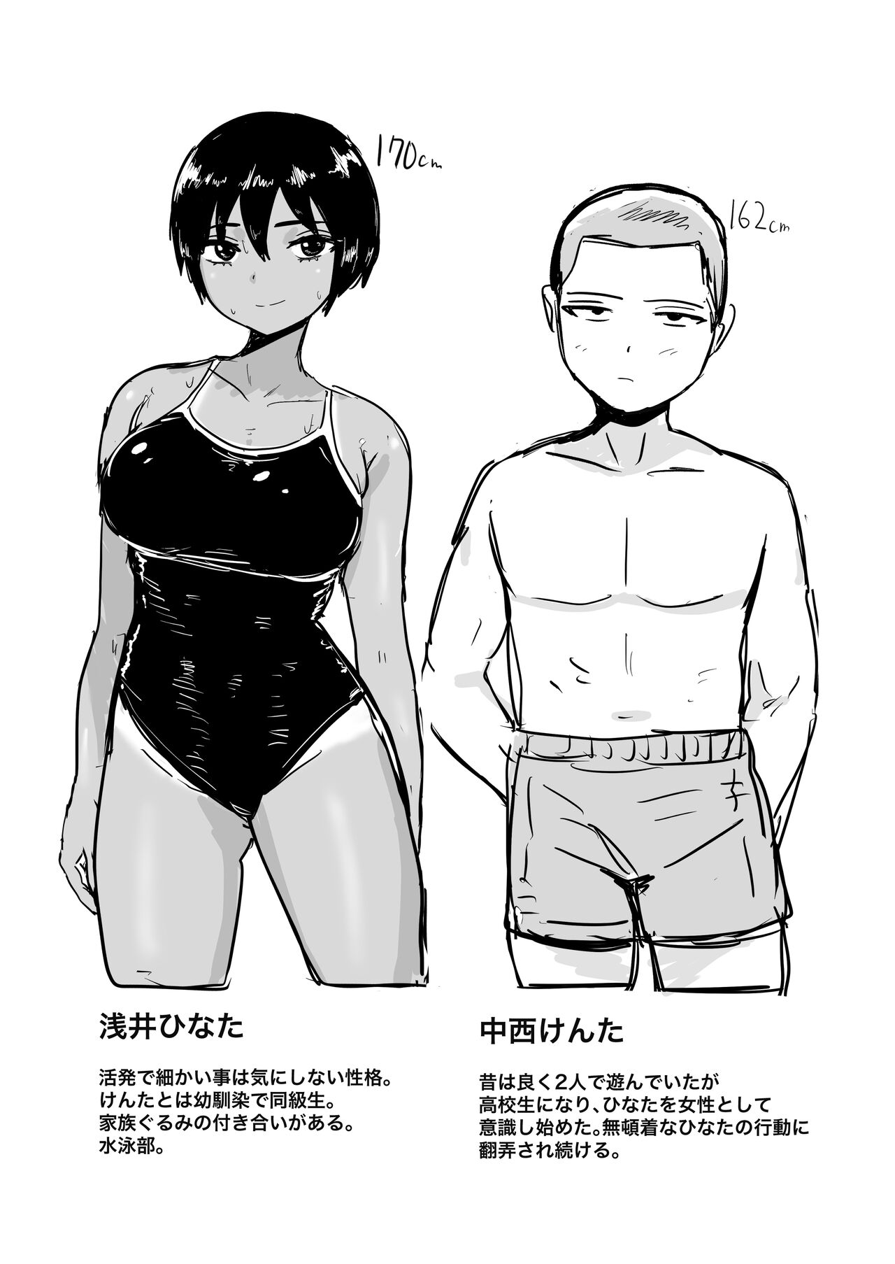 ボーイッシュな幼馴染と太陽の下で汗だくセックスする話 page 2 full