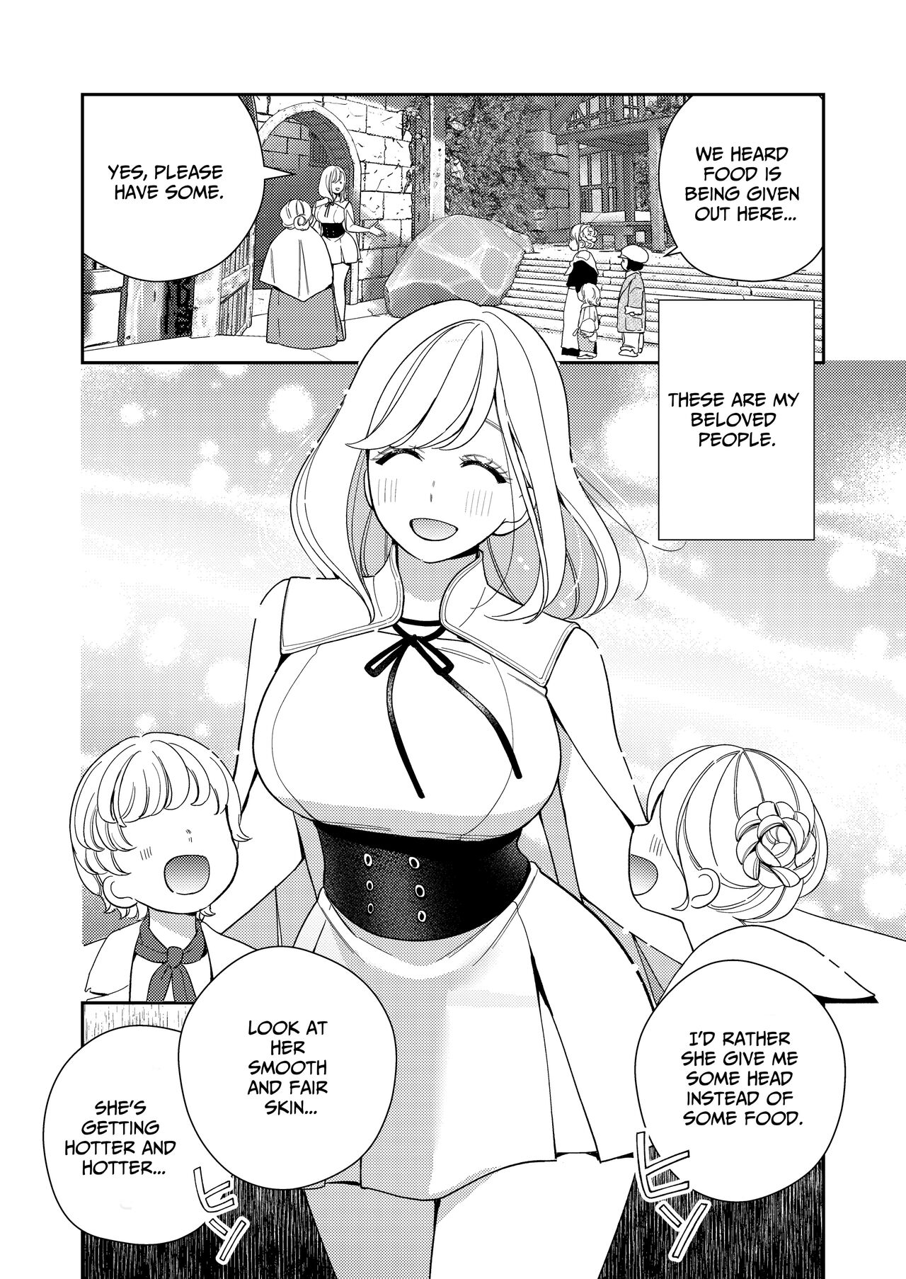 Seijo wa Tekikoku no Ou ni Otosareru | Corrupted by the Mercenary King. page 4 full