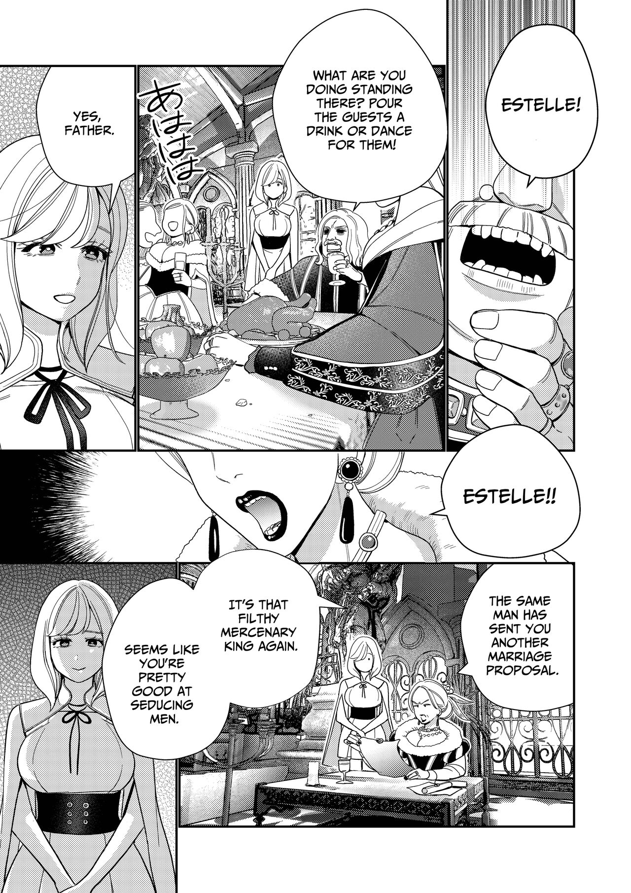 Seijo wa Tekikoku no Ou ni Otosareru | Corrupted by the Mercenary King. page 5 full