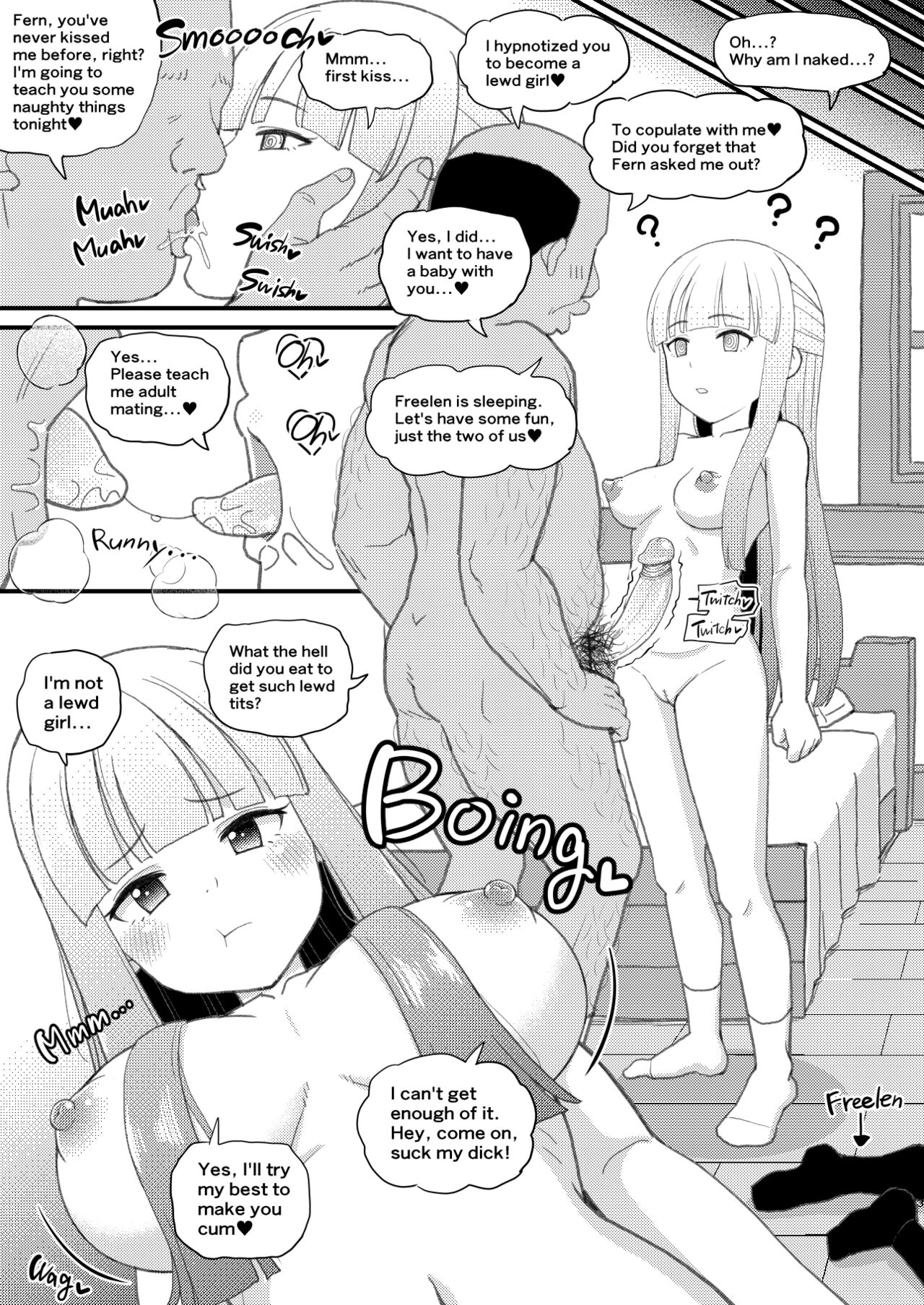 Frieren-sama henna kusuri o kau no wa oyame kudasai | Freelen,please don't buy strange drugs. page 3 full