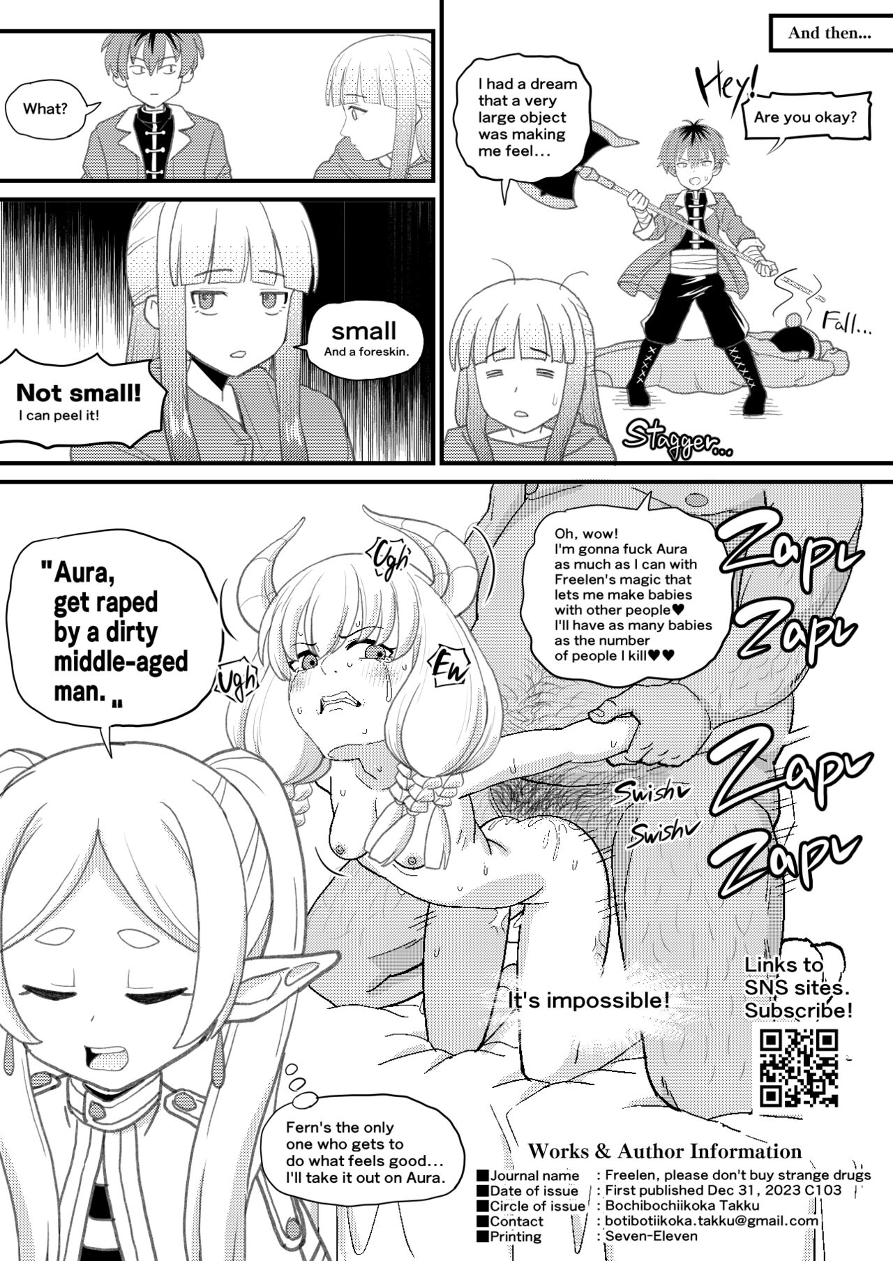 Frieren-sama henna kusuri o kau no wa oyame kudasai | Freelen,please don't buy strange drugs. page 8 full