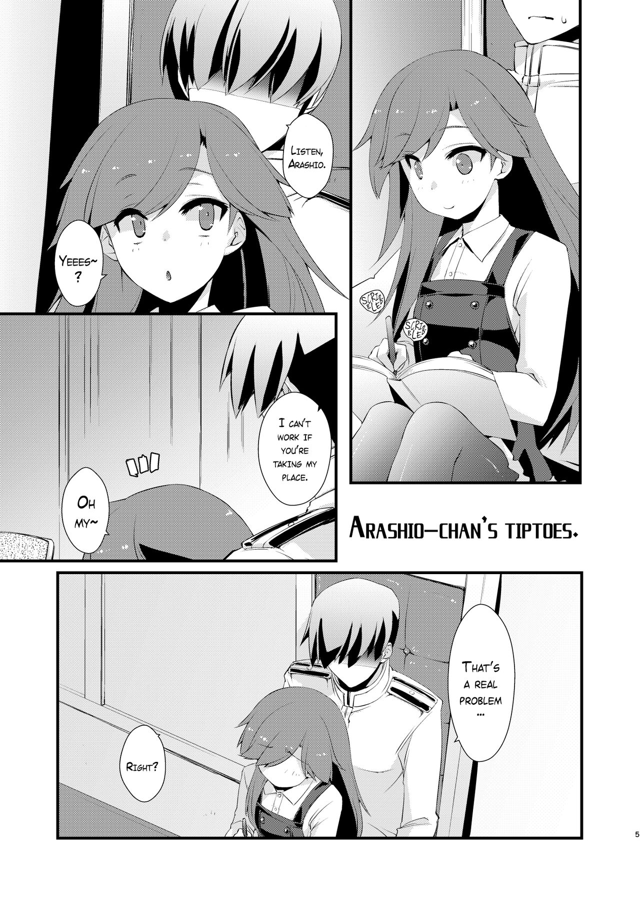 Arashio-chan no Tsumasaki. page 5 full