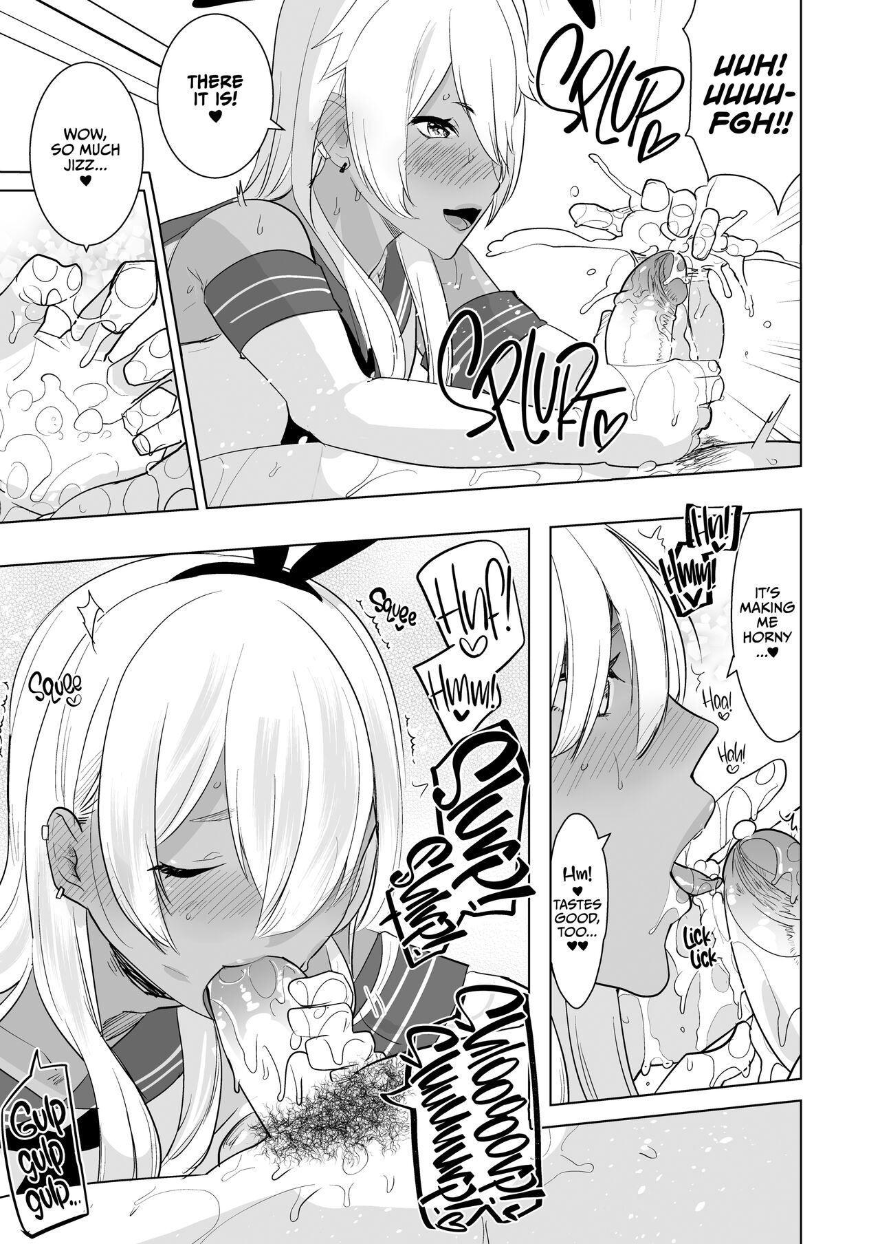 Kasshoku Otokonoko DeliHeal no Erohon ~Yattekita Shimakaze-kun wa Daigaku no Charai Kouhai de――?! Hen | Tan Crossdressing Call Boy page 6 full