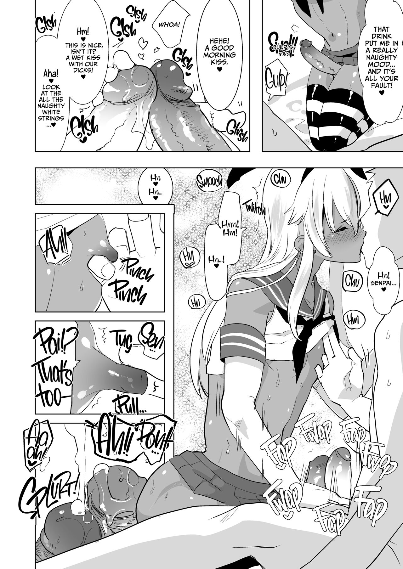 Kasshoku Otokonoko DeliHeal no Erohon ~Yattekita Shimakaze-kun wa Daigaku no Charai Kouhai de――?! Hen | Tan Crossdressing Call Boy page 7 full