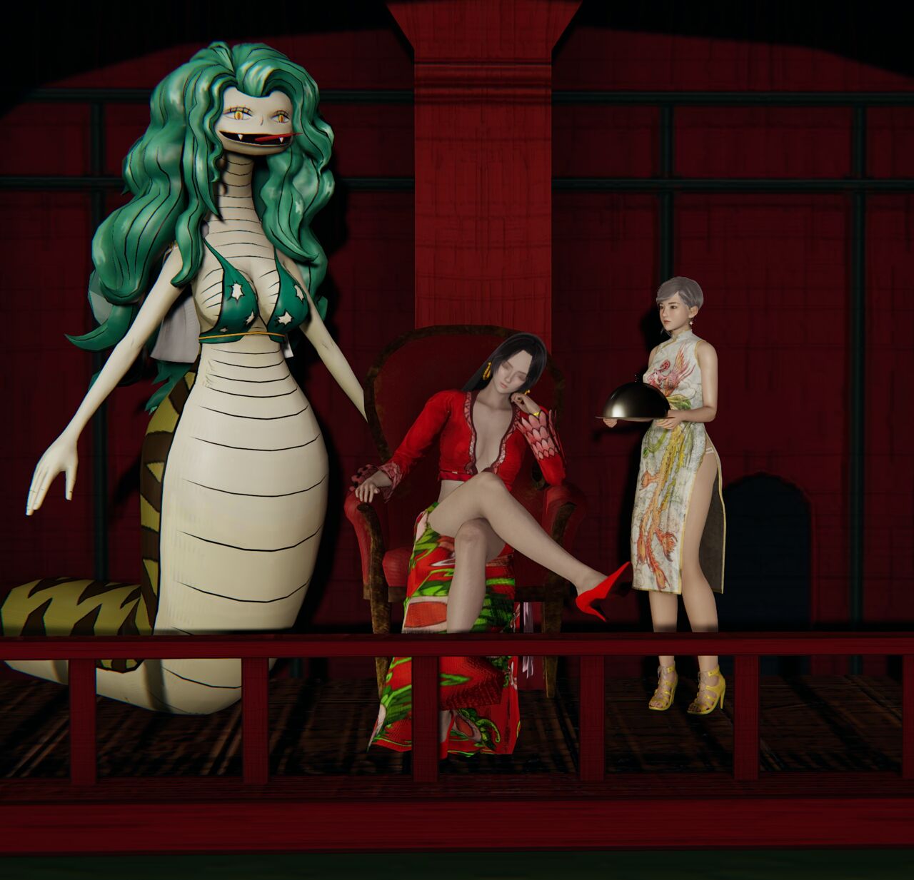 One piece Boa hancock VS Black page 1 full