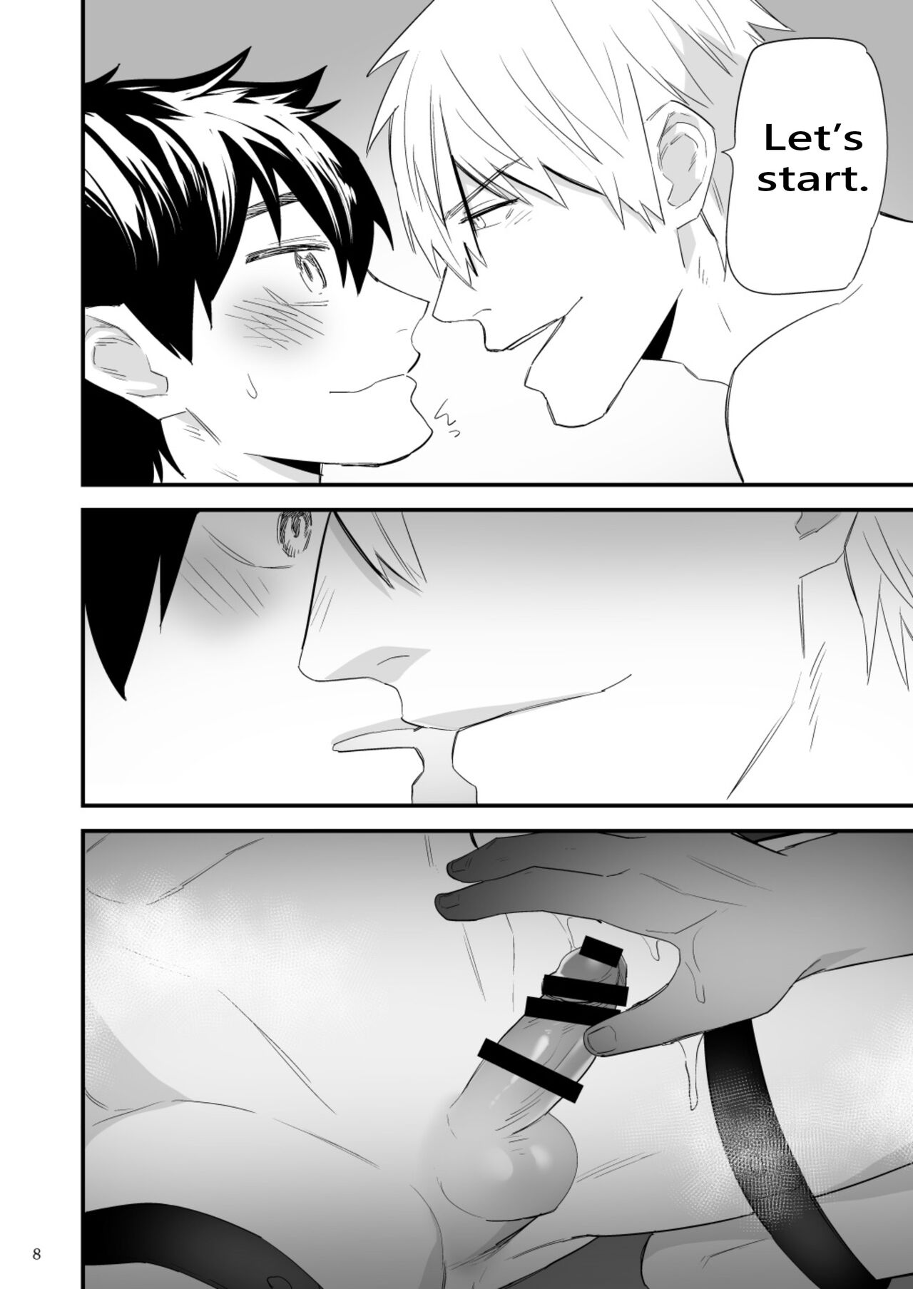 Punishment game for my boyfriend ~first forced climax~ page 9 full