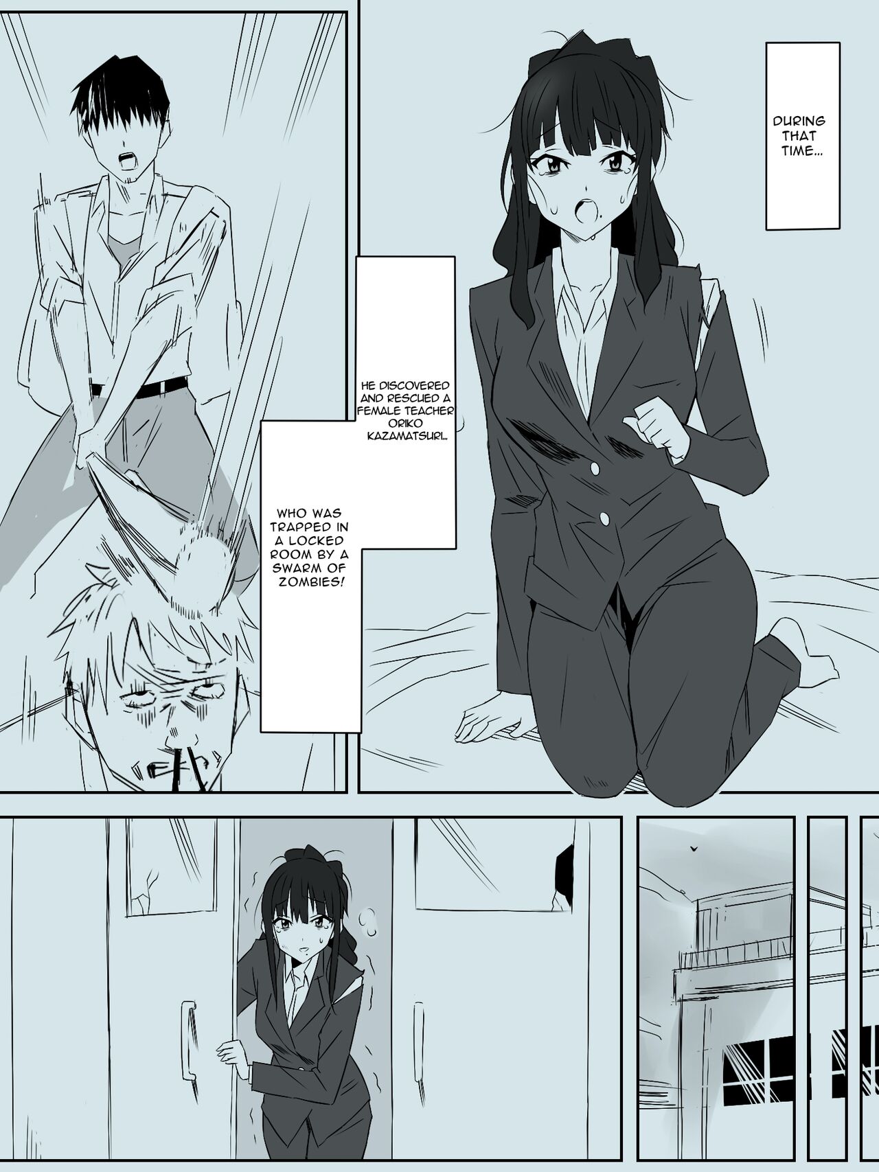 Zombie Harem Life ~Antibogi no Ore to Bakunyuu Zombie~ 3 | Zombie Harem Life ~My Immunity and the Big-Titted Zombie~ 3 page 4 full