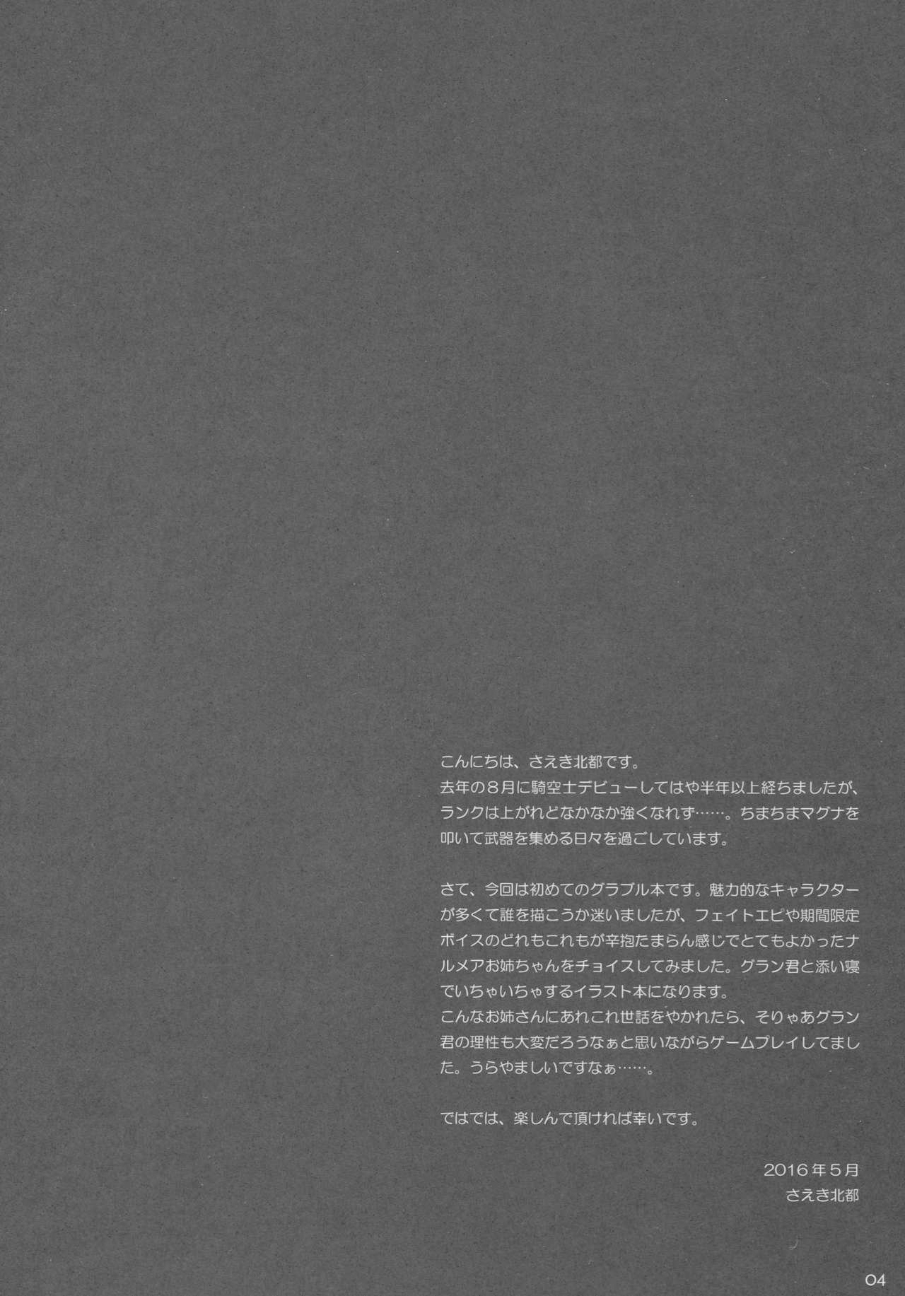 Narmaya Onee-chan to Soine Shitai! | 想要娜爾梅亞姐姐陪睡! page 3 full