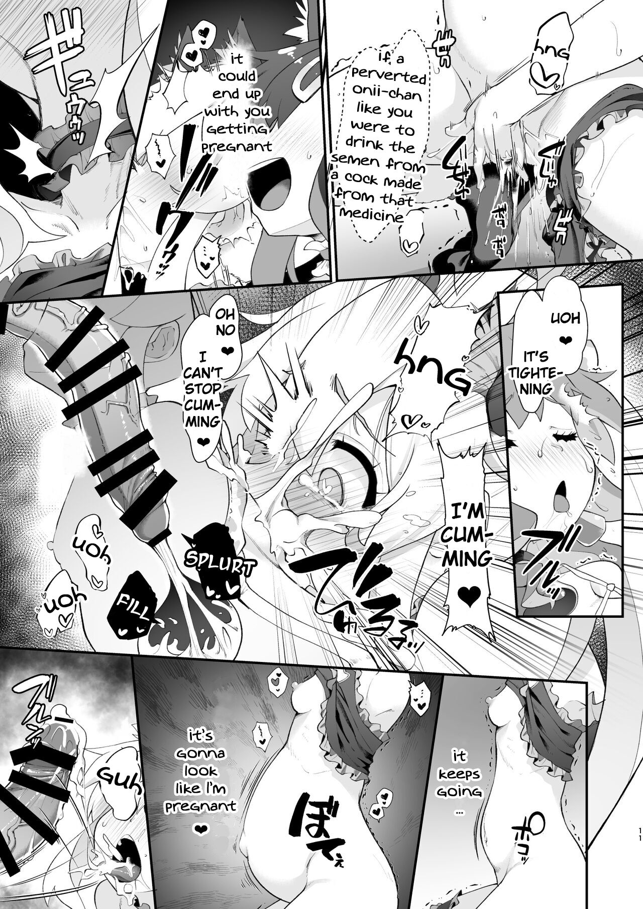 Onii-chan turned into a slut so we'll teach him a lesson with these page 10 full