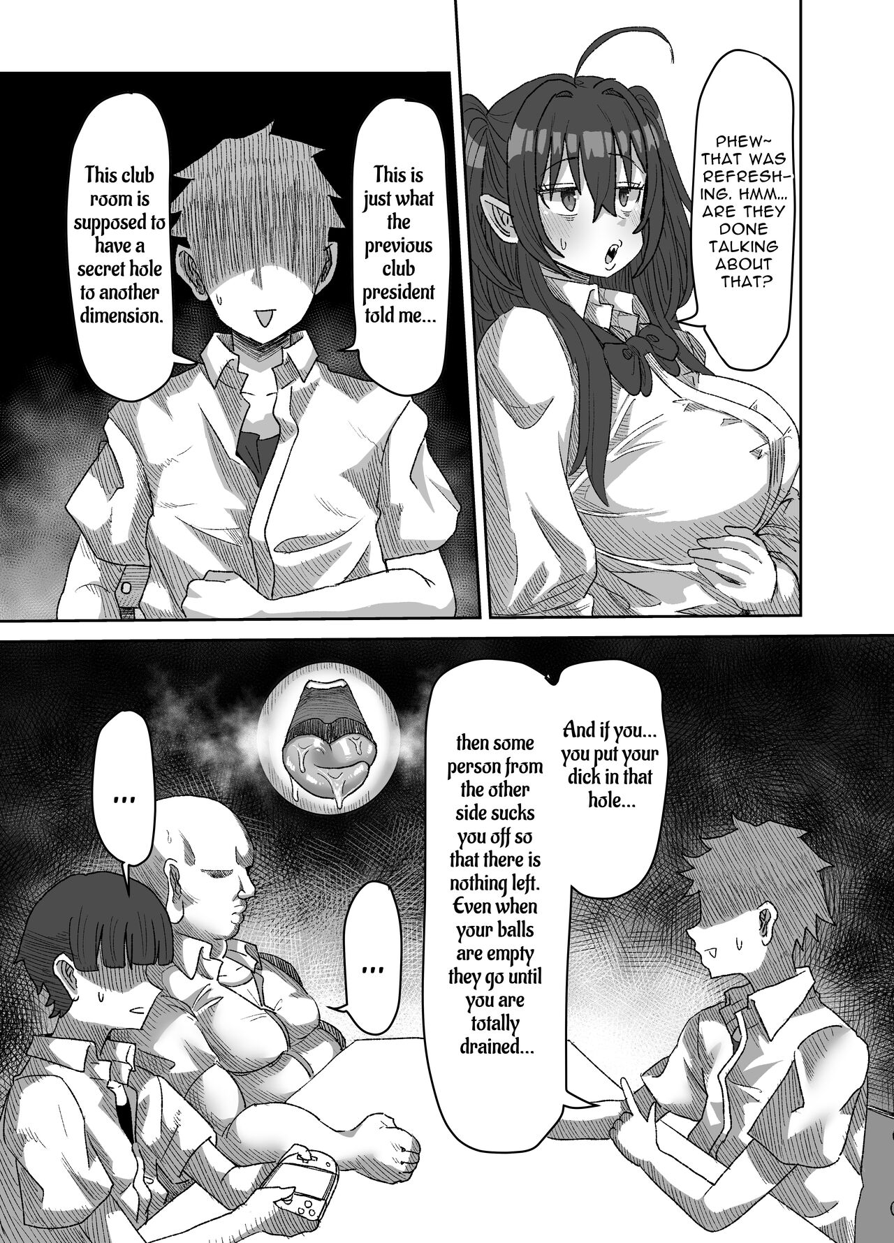 In kyasakyubasu ~Inma to Ijigen ni Tsunagaru Ana~ | Gloomy Succubus ~glory hole connected to another dimension~ page 9 full