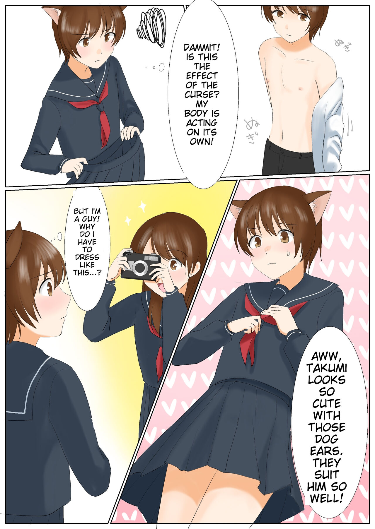 Inu ni Naritakunai nara, Onnanoko ni Naru shika Nai yo ne? Onii-chan ichigoreader page 6 full