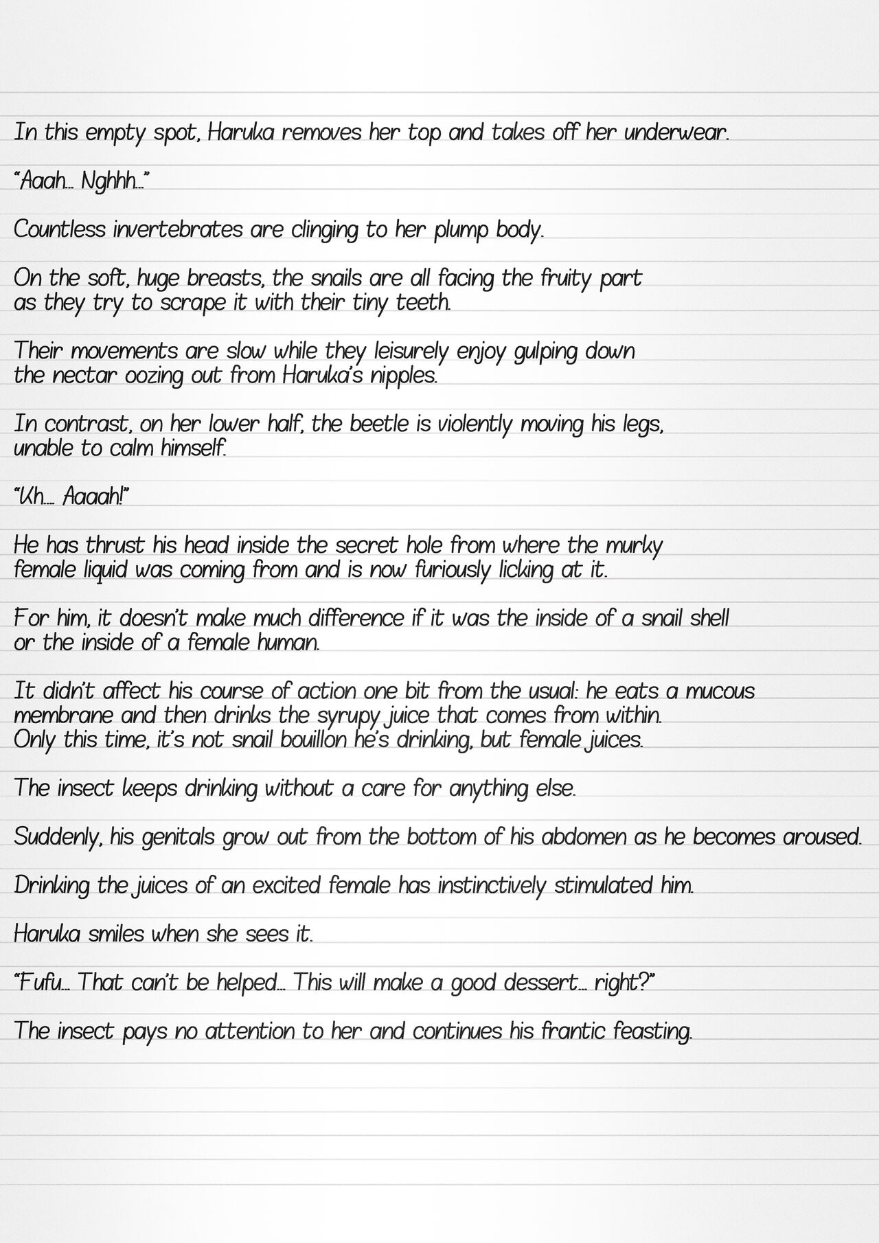 Misuke's Short Stories 5 - Haruka & Vermin 2 page 4 full